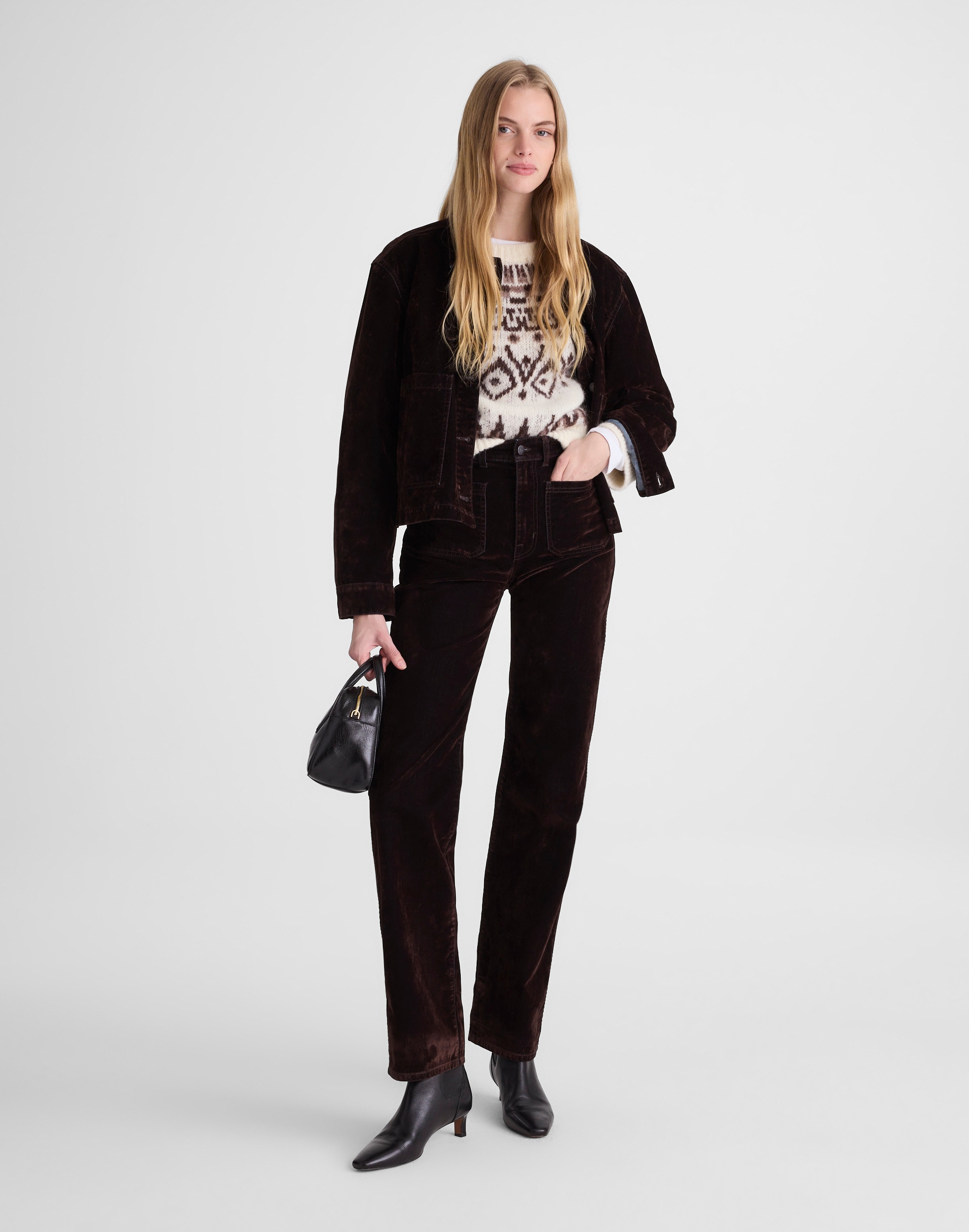 Madewell The Cleo Straight Jean In Multi