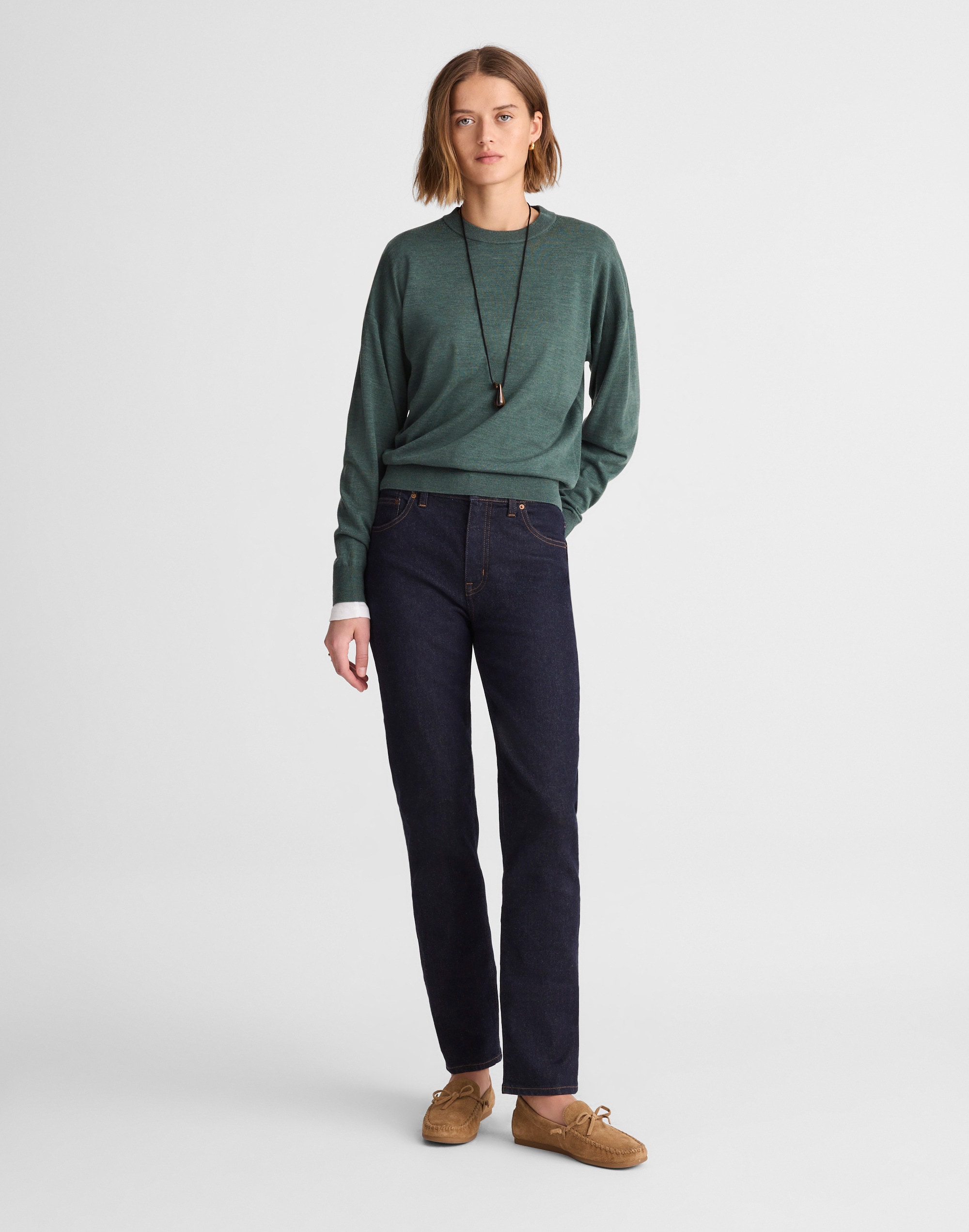 Madewell The Jules Slim-straight Jean In Blue