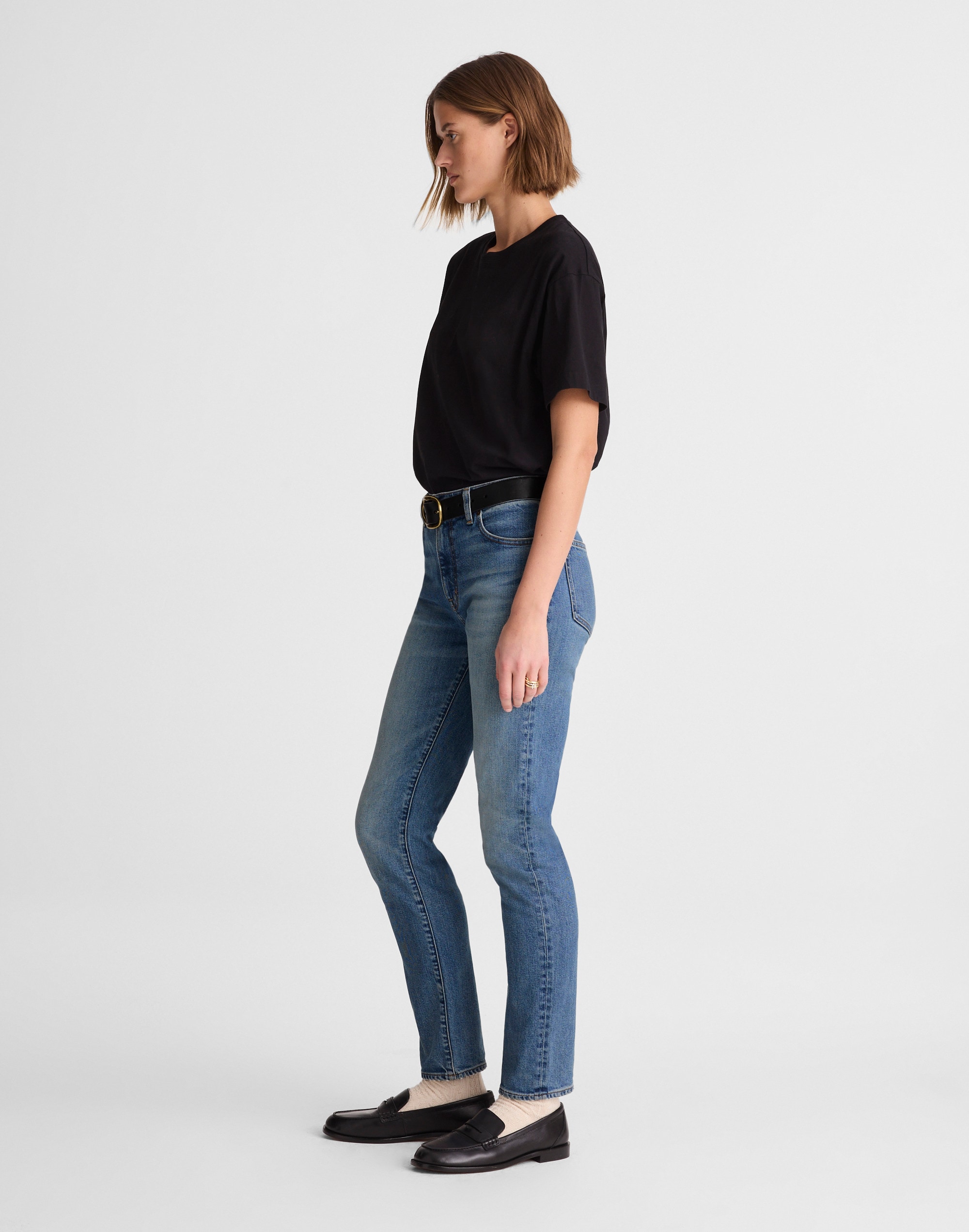 The Petite Jules Slim-Straight Jean