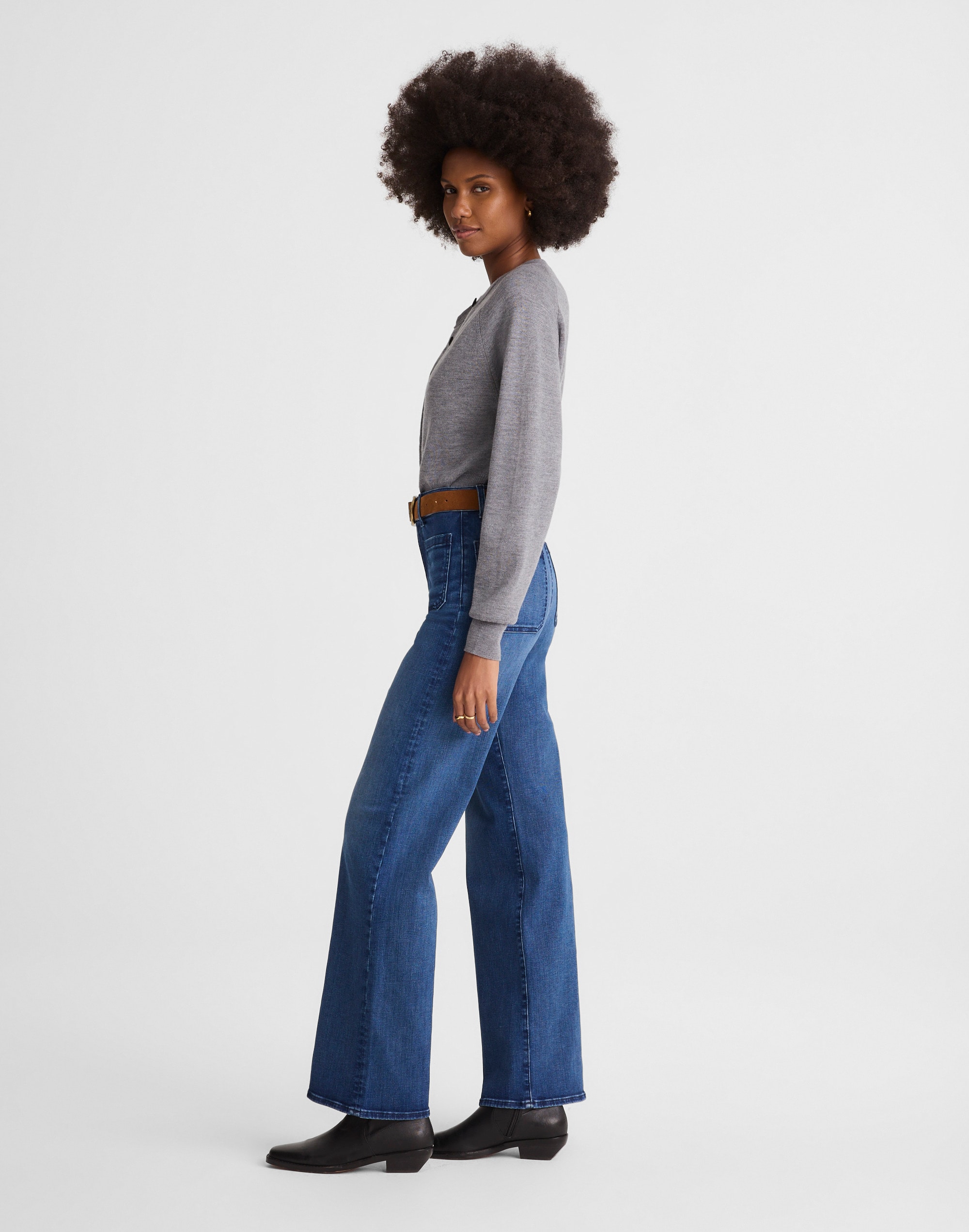 The Petite Emmy Wide-Leg Jean