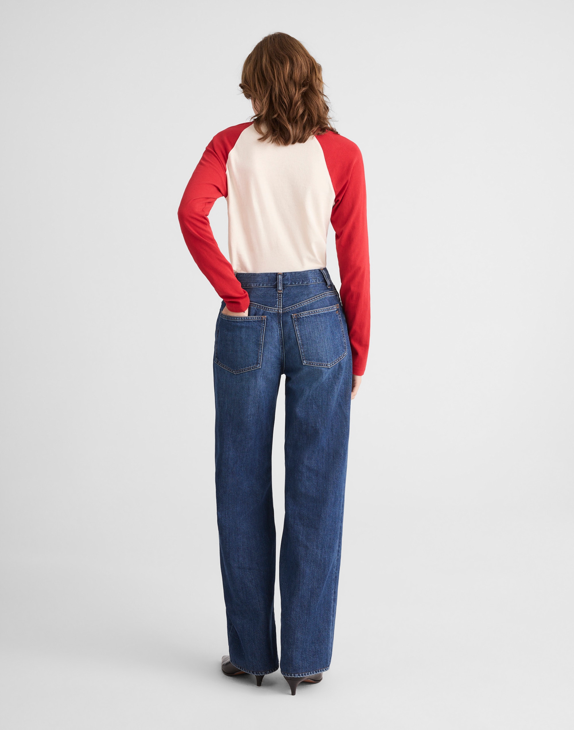 The Perfect Vintage Wide-Leg Jean in SoftDrape