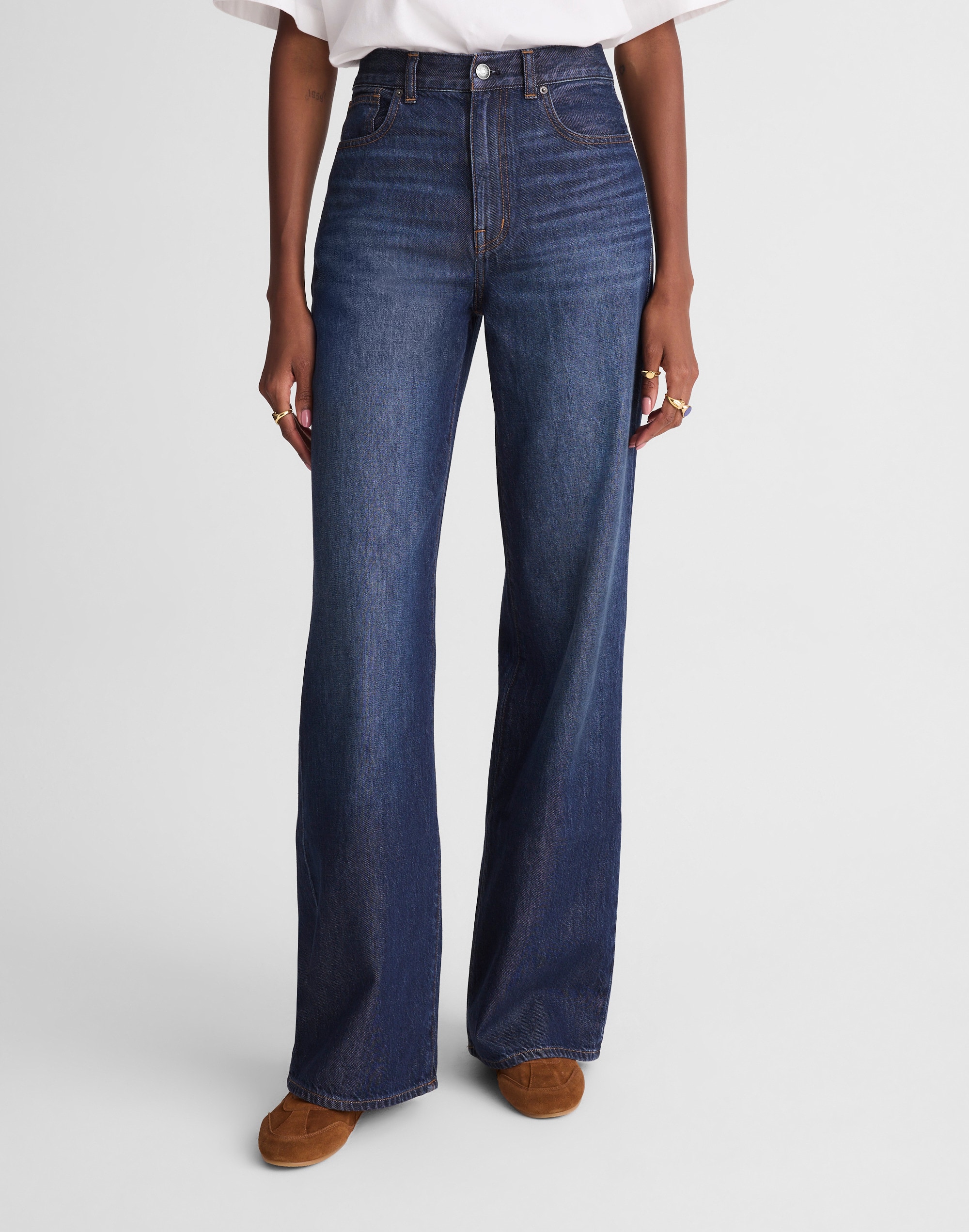 The Ultimate Wide-Leg Jean in Airy Denim