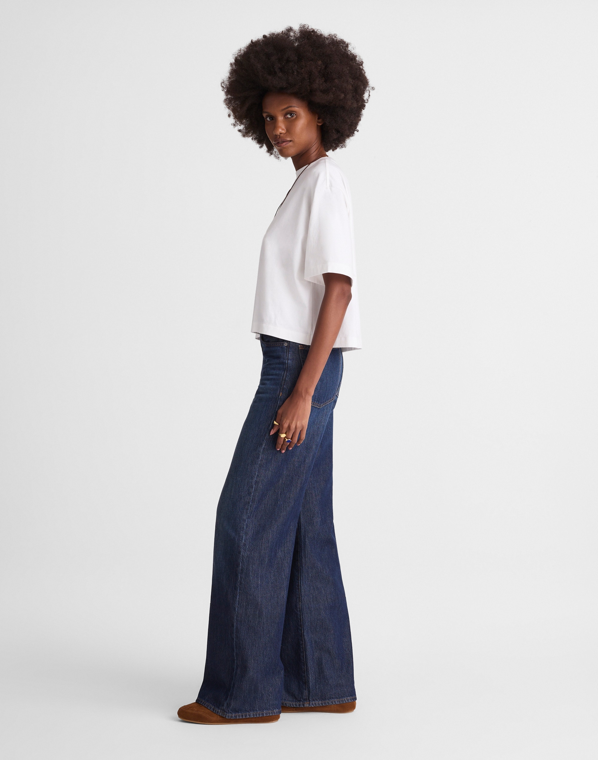 The Ultimate Wide-Leg Jean in Airy Denim
