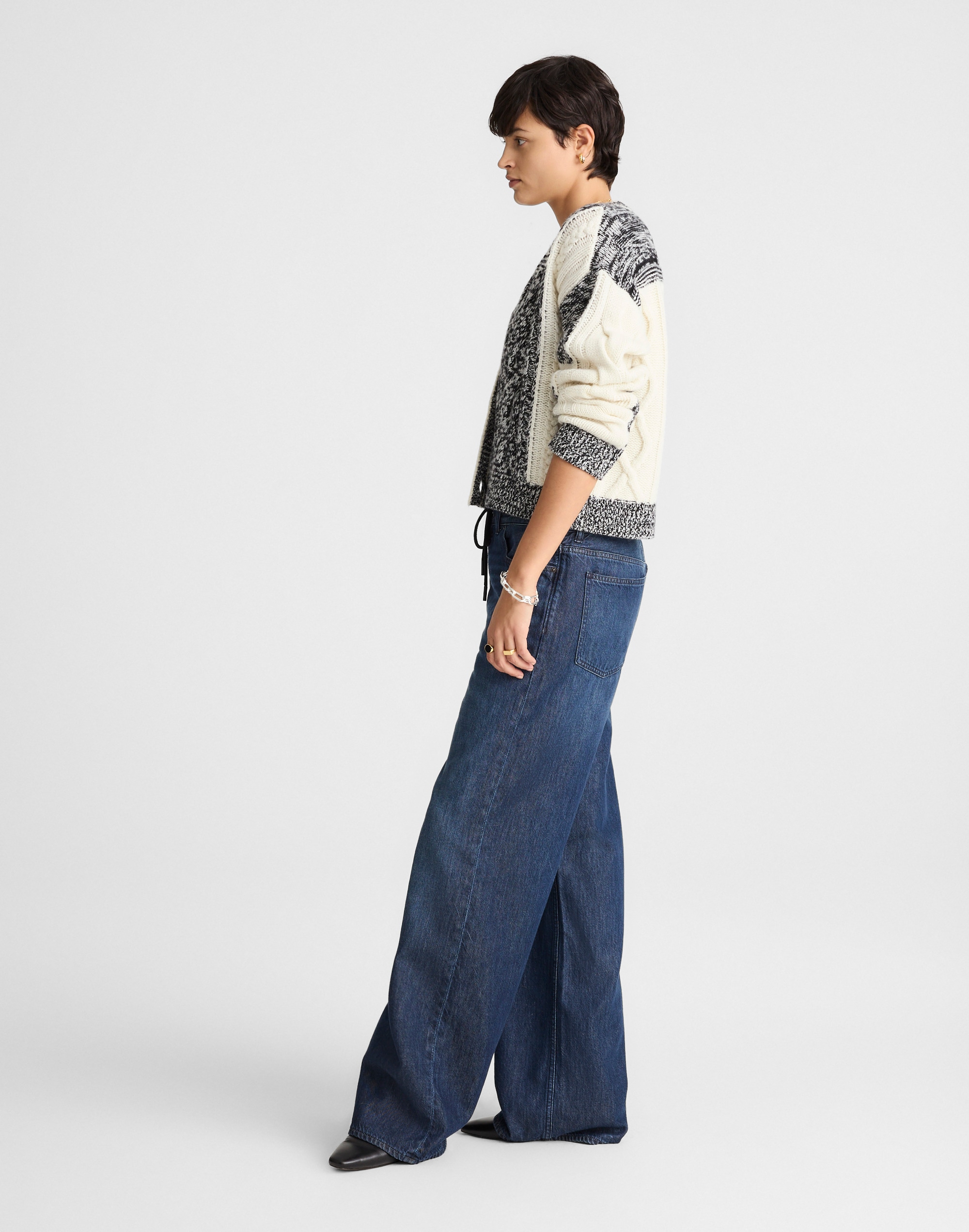 The Low-Slung Baggy Jean Airy Denim