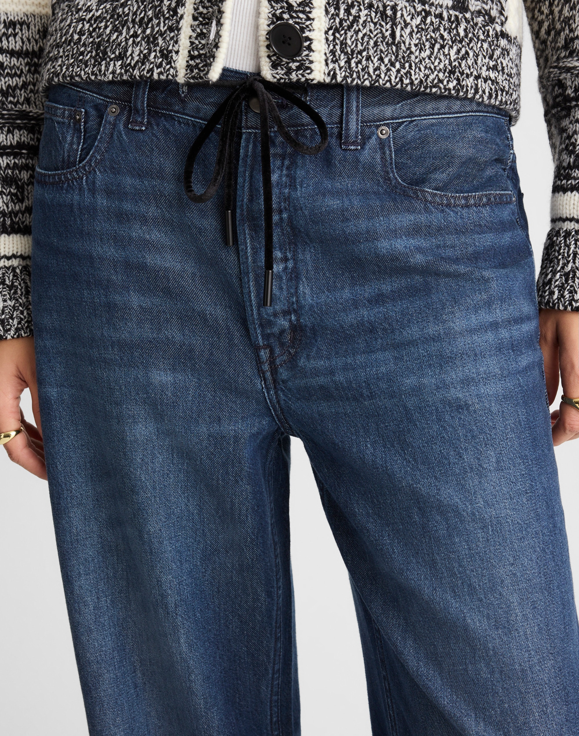 The Low-Slung Baggy Jean Airy Denim