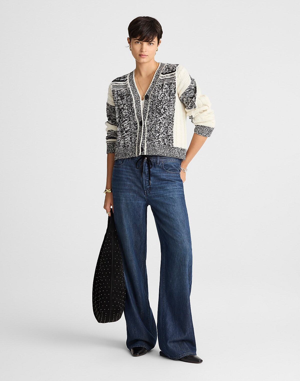 The Low-Slung Baggy Jean in Airy Denim