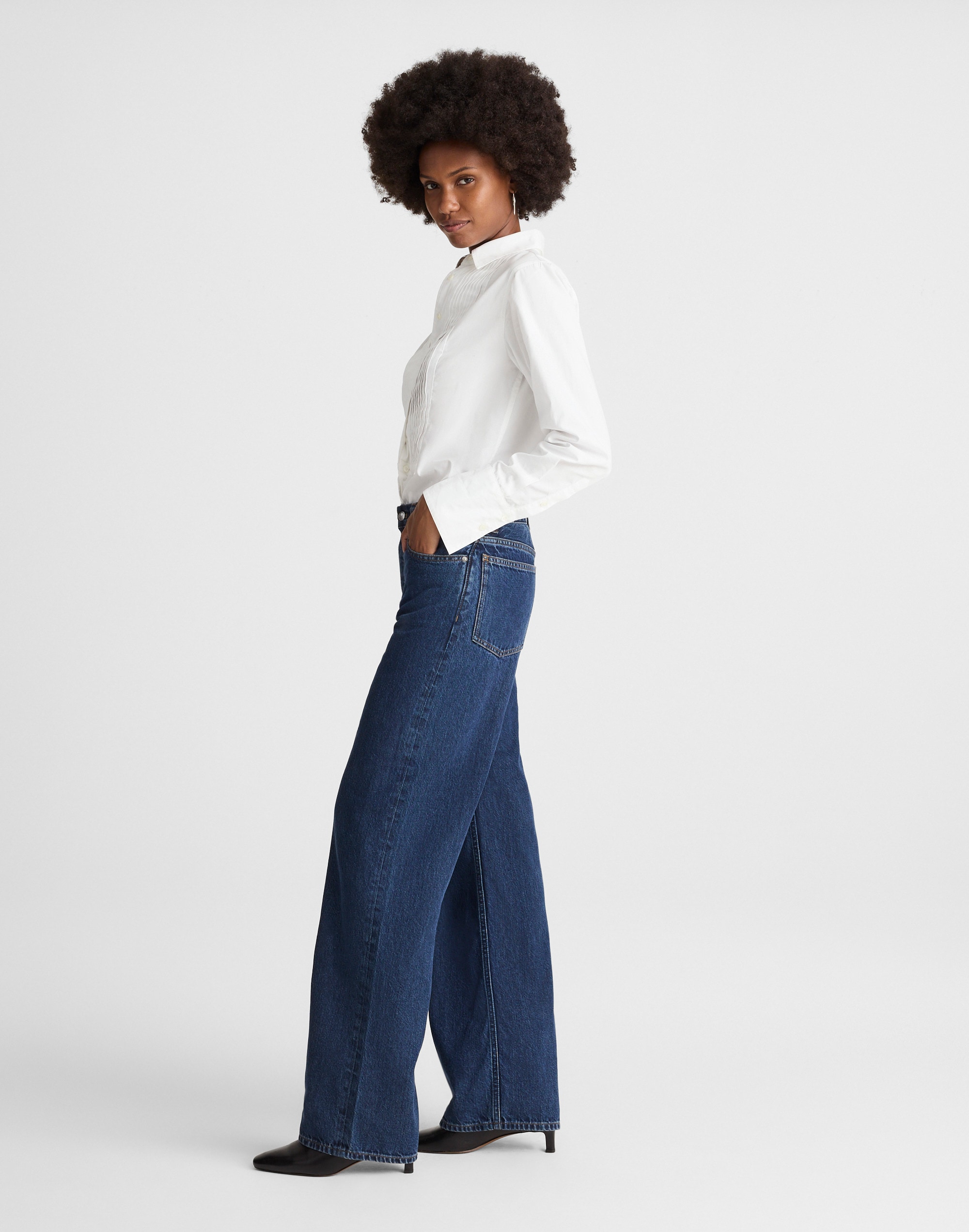 Petite Low-Slung Baggy Jeans