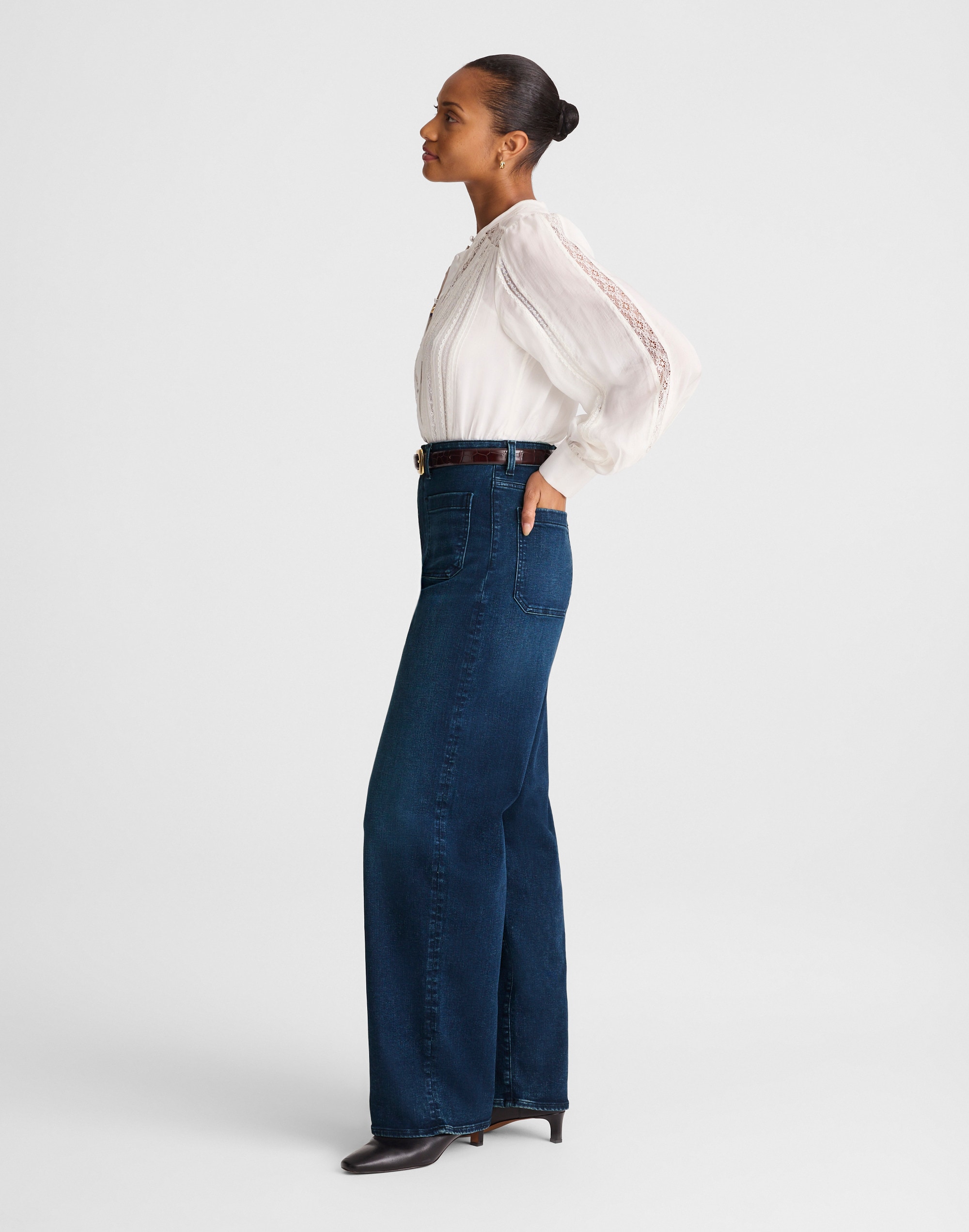 The Curvy Emmett Wide-Leg Jean Alternate Image 3