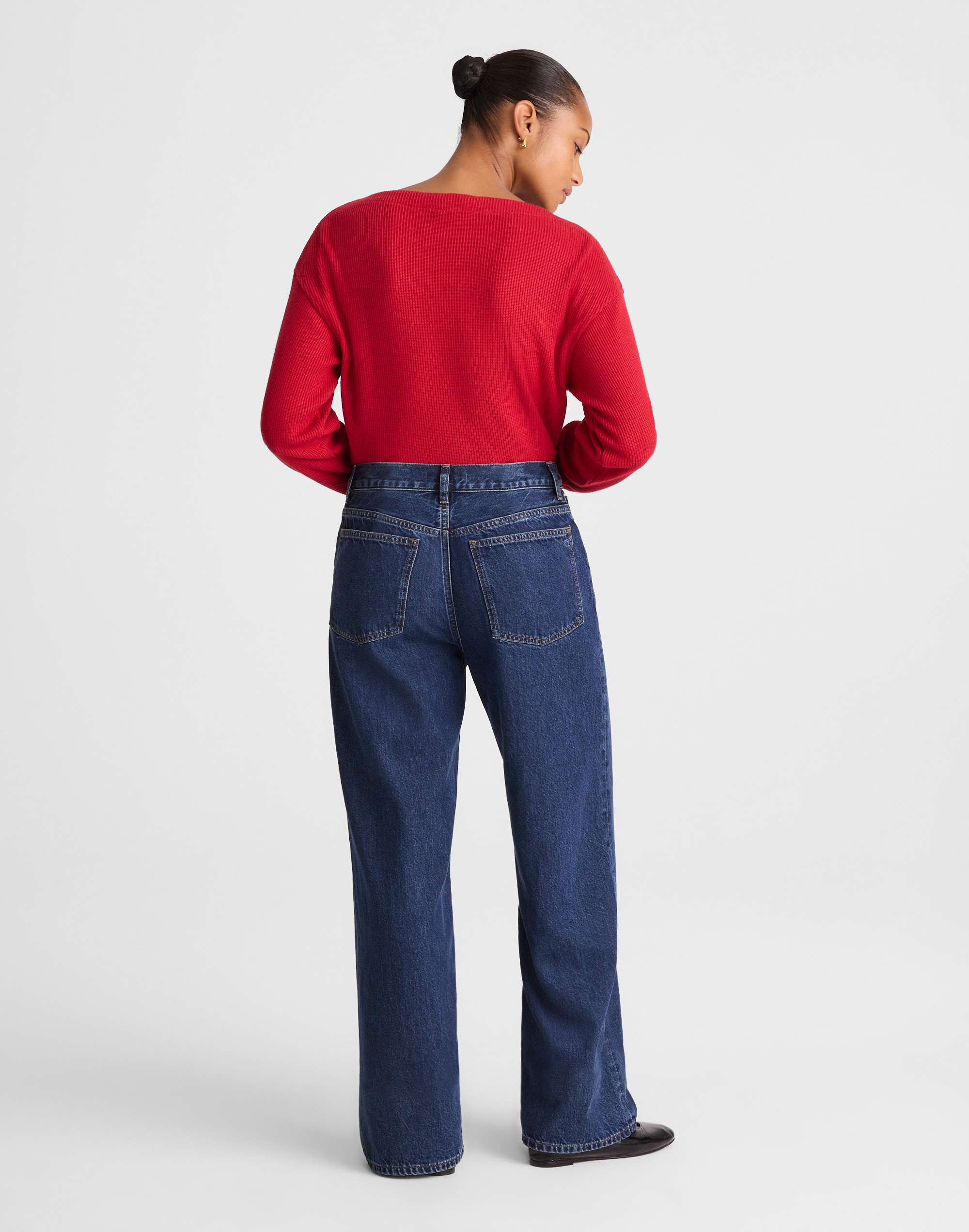 Curvy Low-Slung Baggy Jeans McKinney Wash