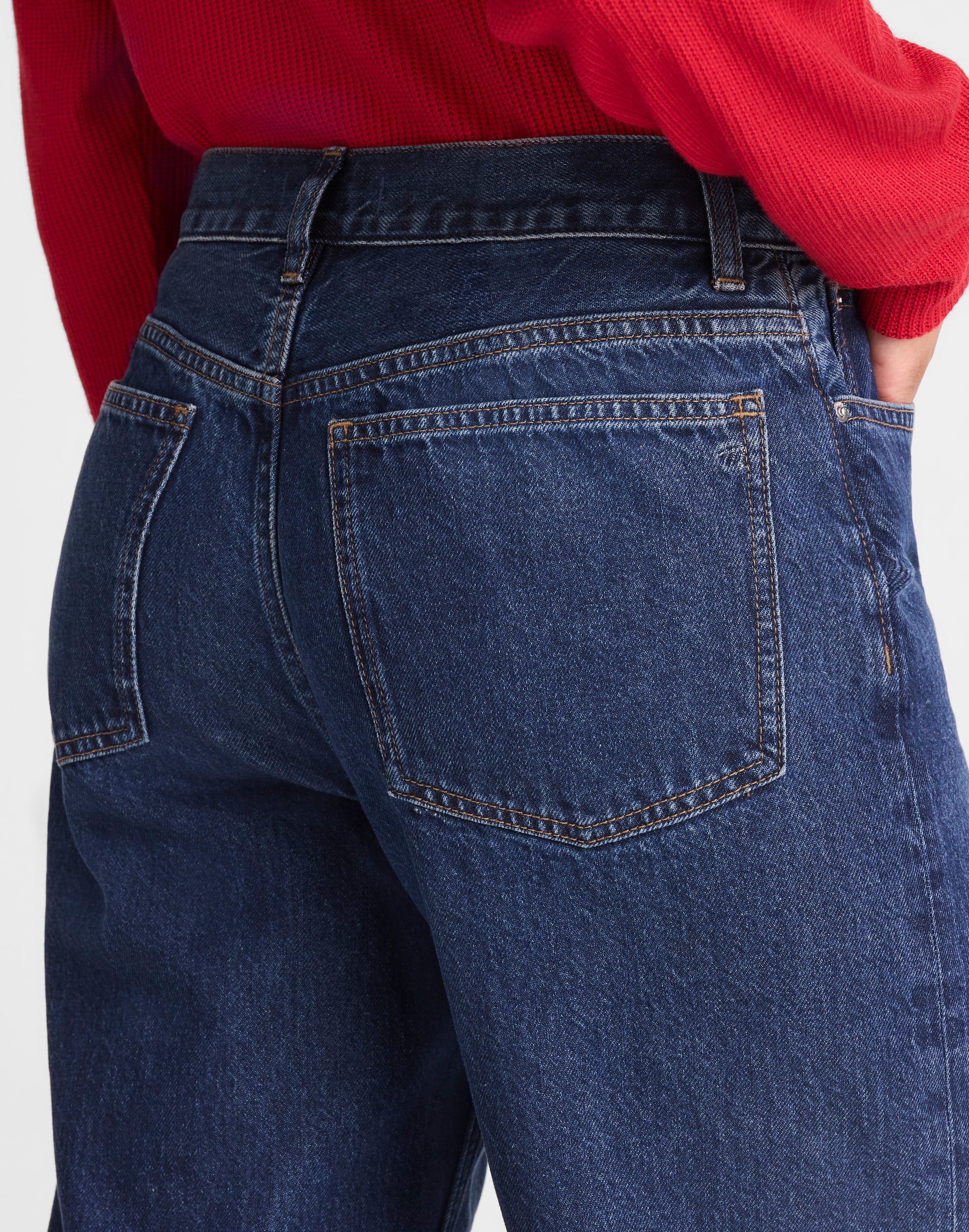 Curvy Low-Slung Baggy Jeans McKinney Wash