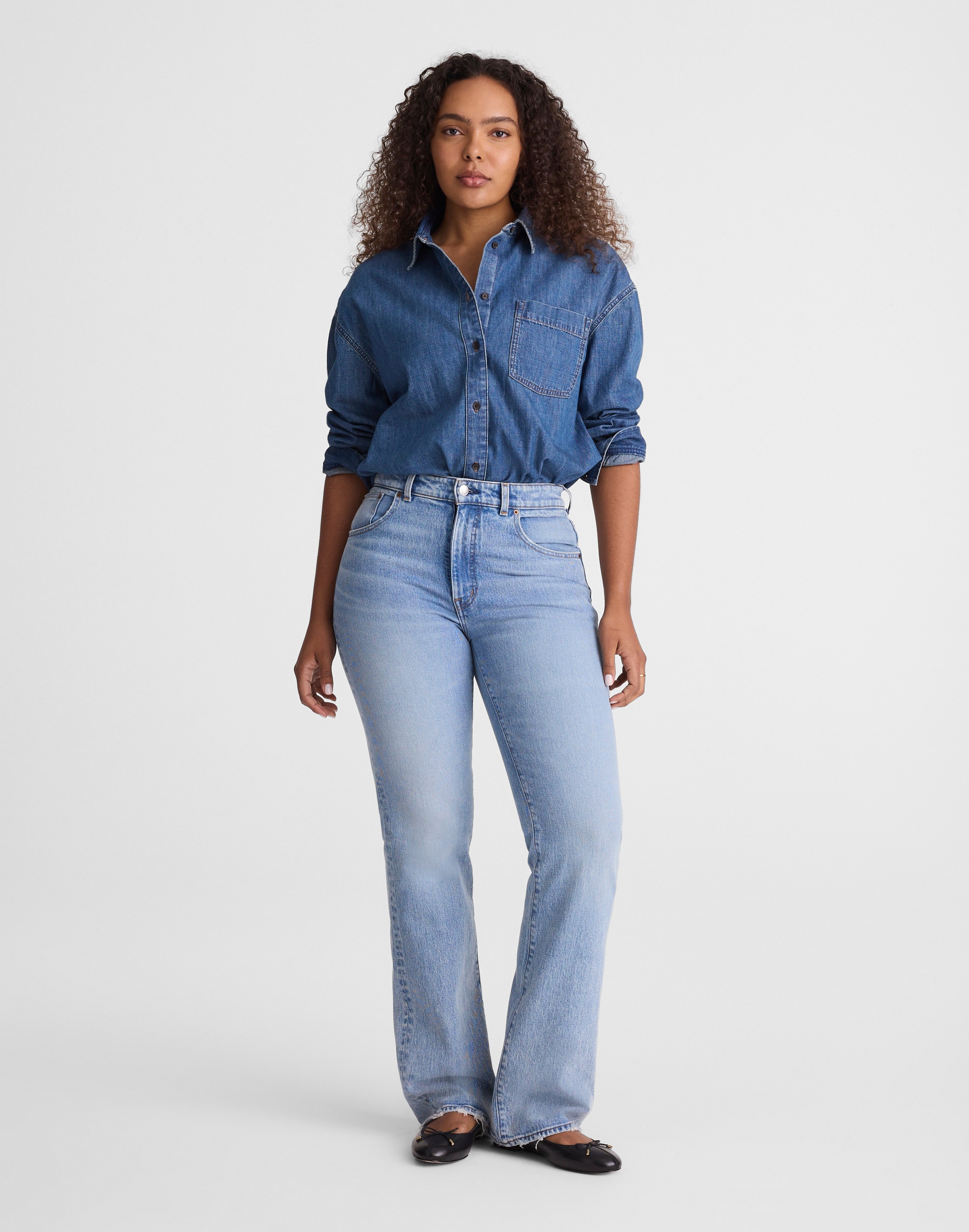 curvy relaxed bootcut jeans
