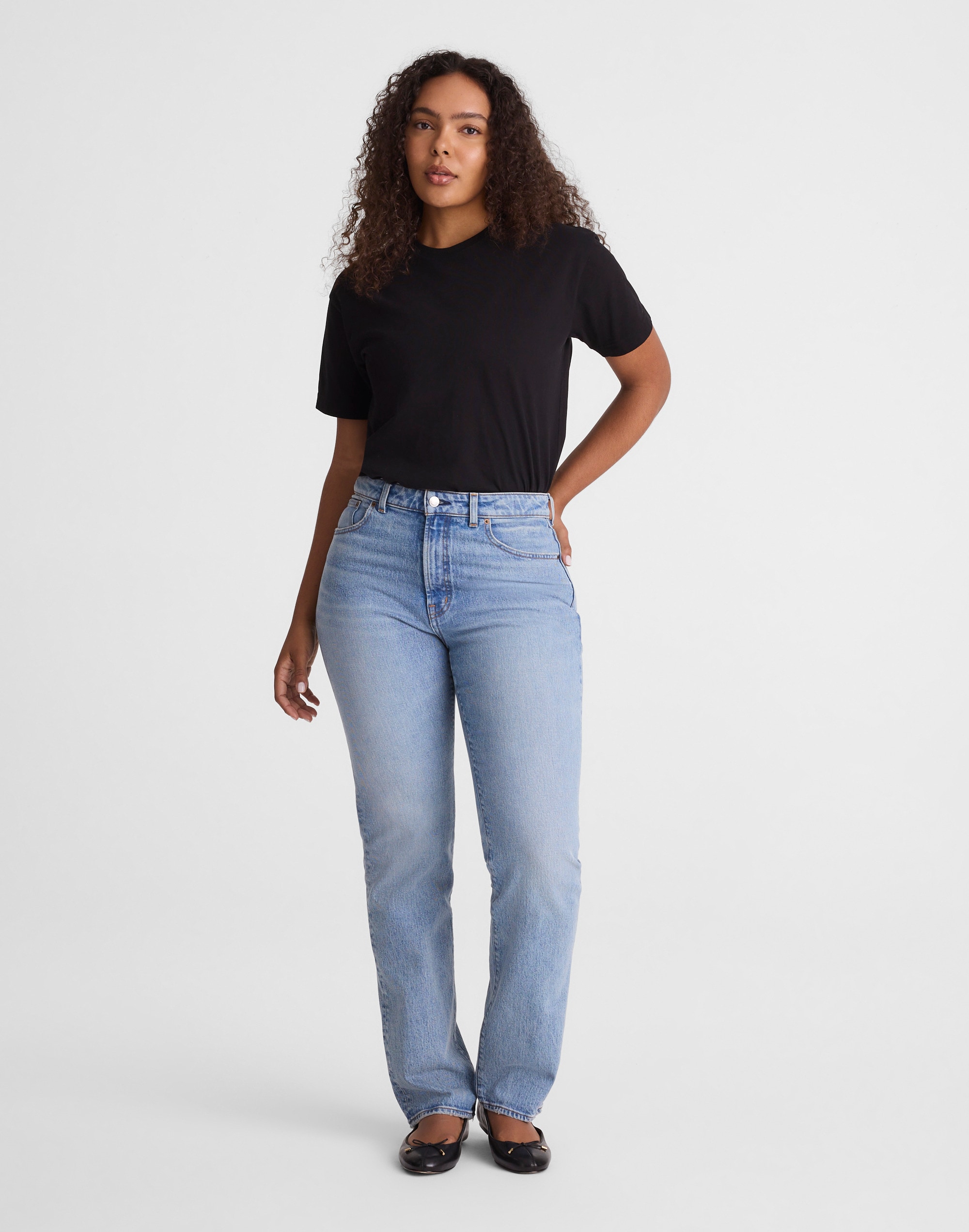 the curvy longline straight jean