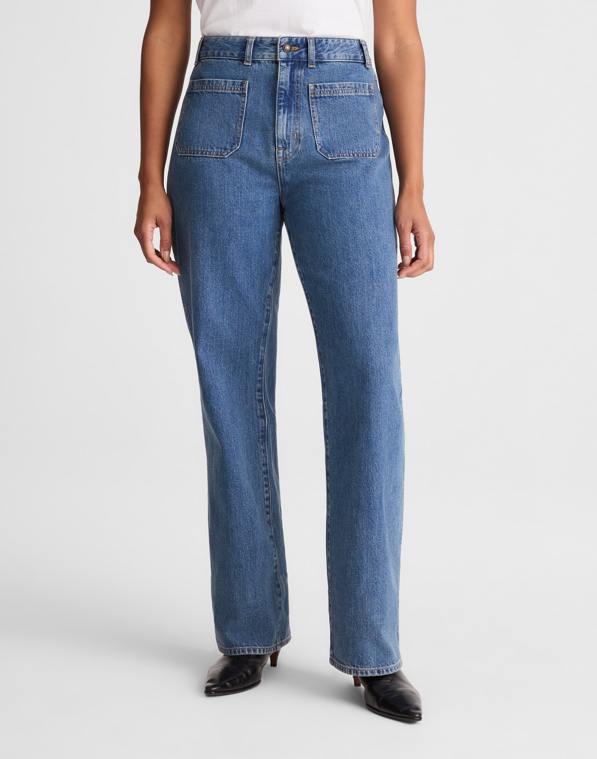 The Curvy Cleo Straight Jean Petersburg Wash