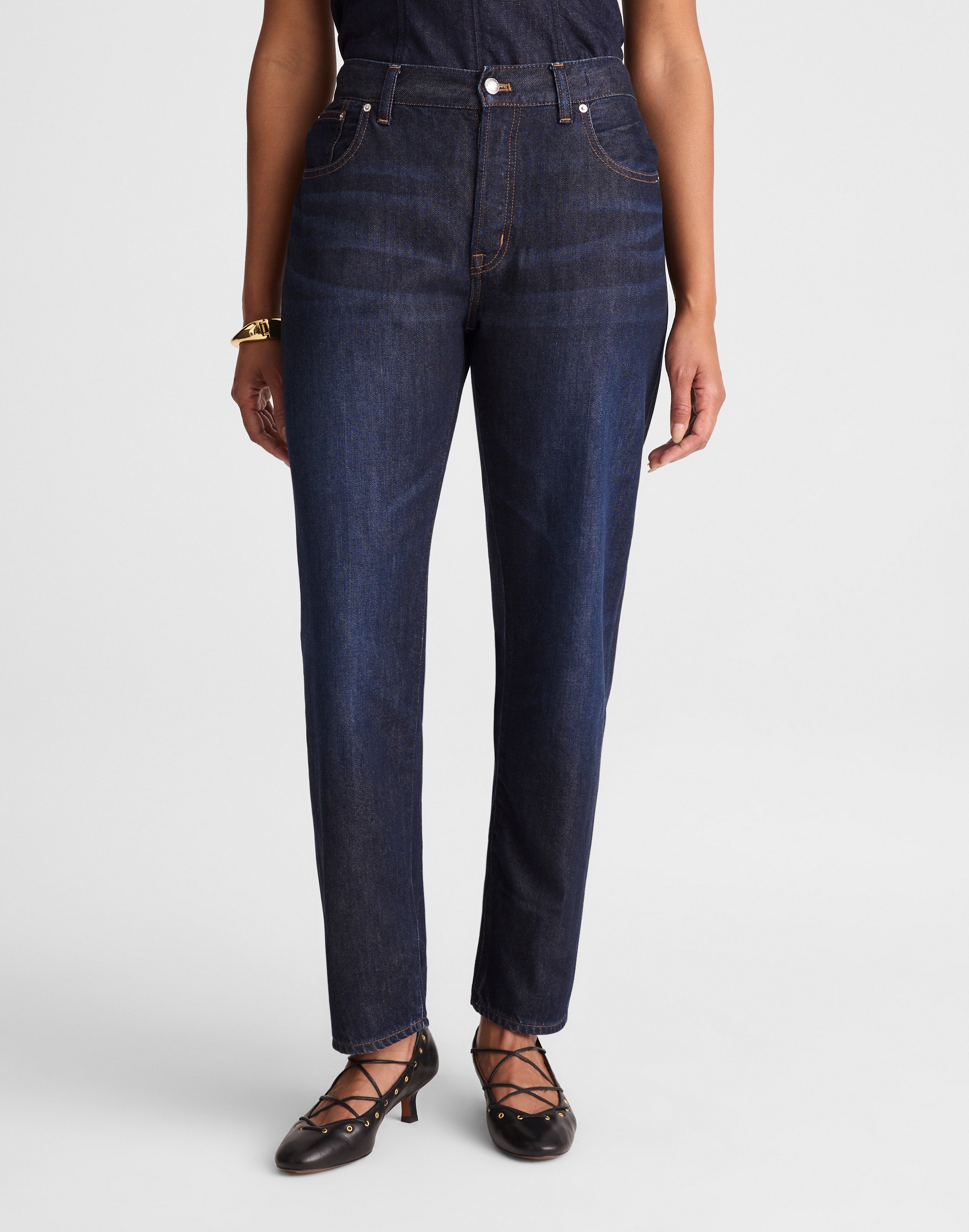 The Curvy Dean Easy Straight Jean SoftDrape