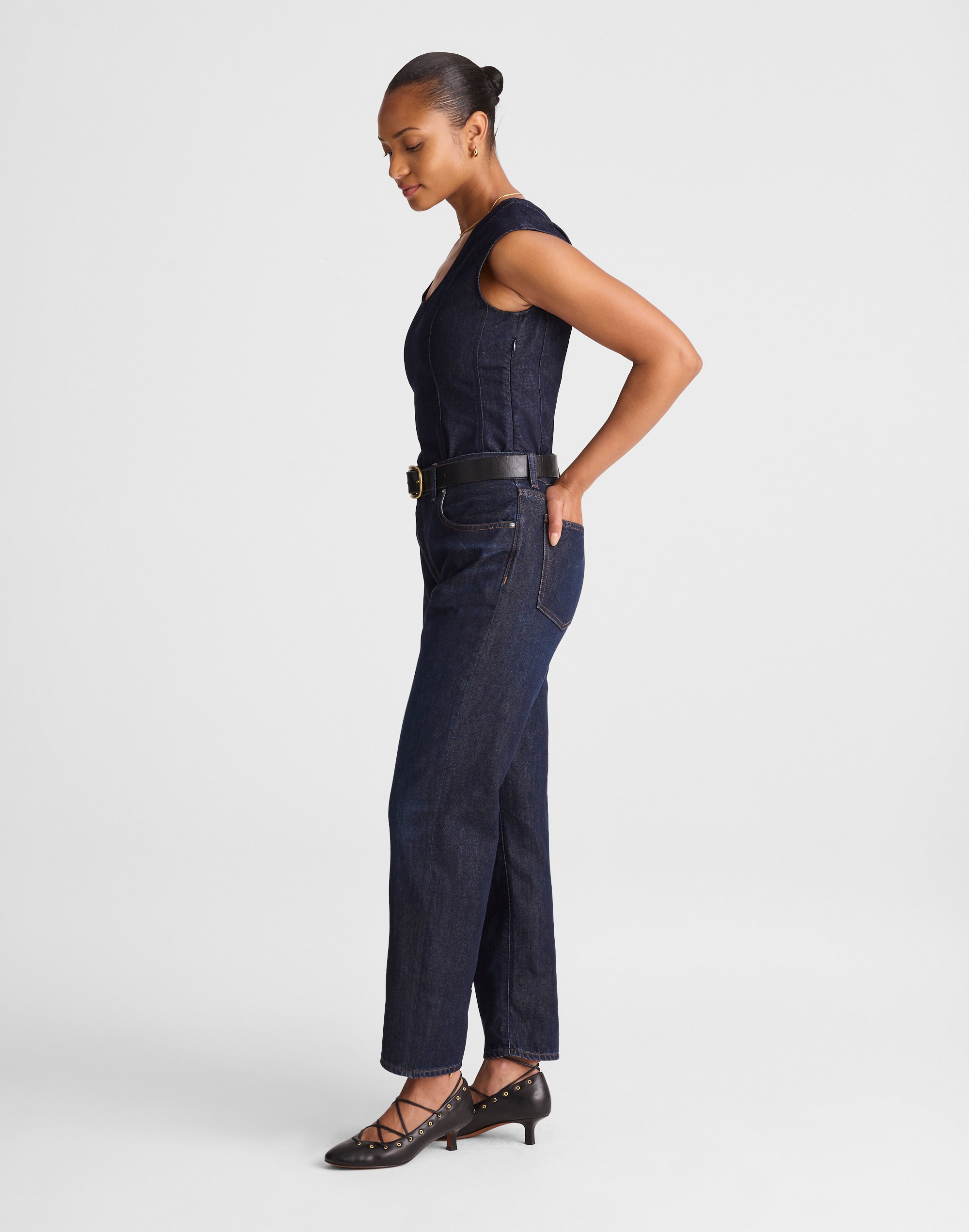 The Curvy Dean Easy Straight Jean SoftDrape