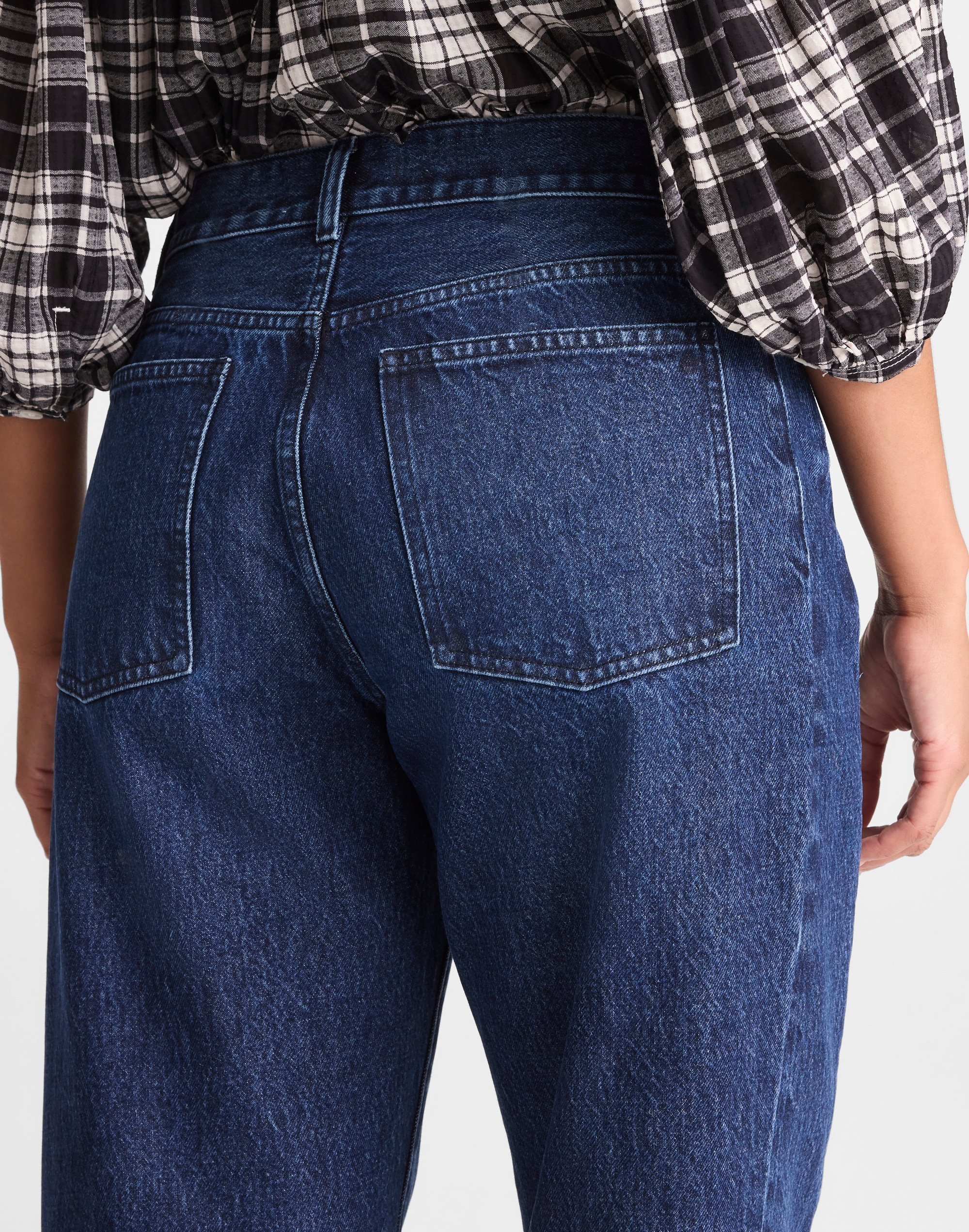 The Curvy Pieced Barrel-Leg Jean