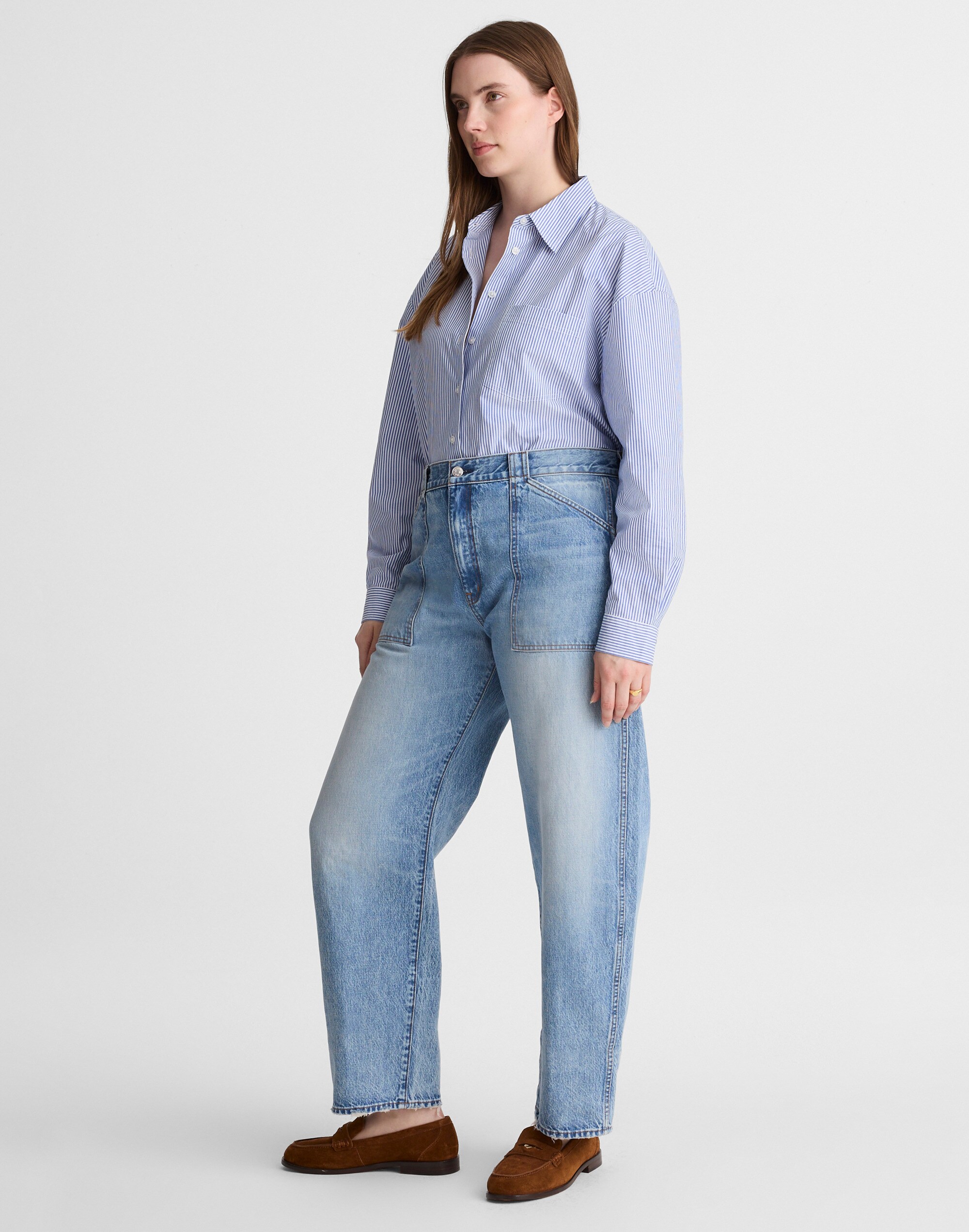 The Curvy Balloon Utility Jean Alternate Image 3