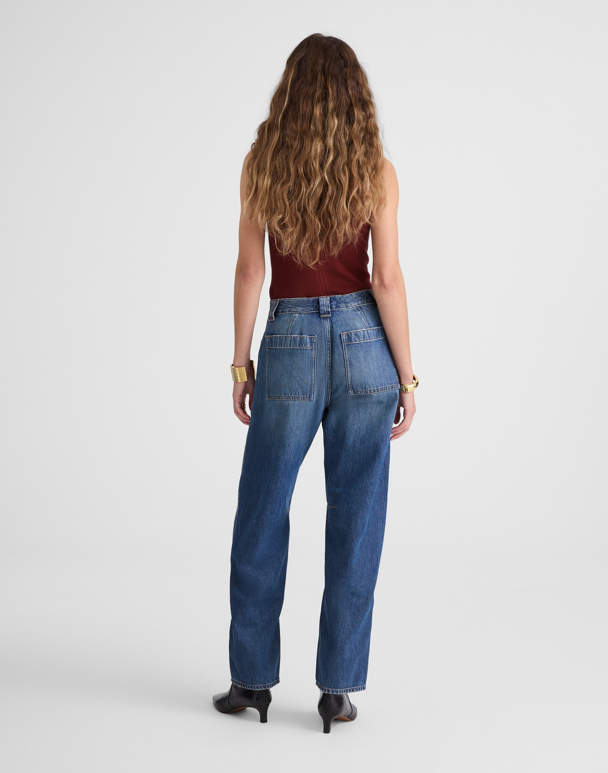 The Darted Barrel-Leg Jean