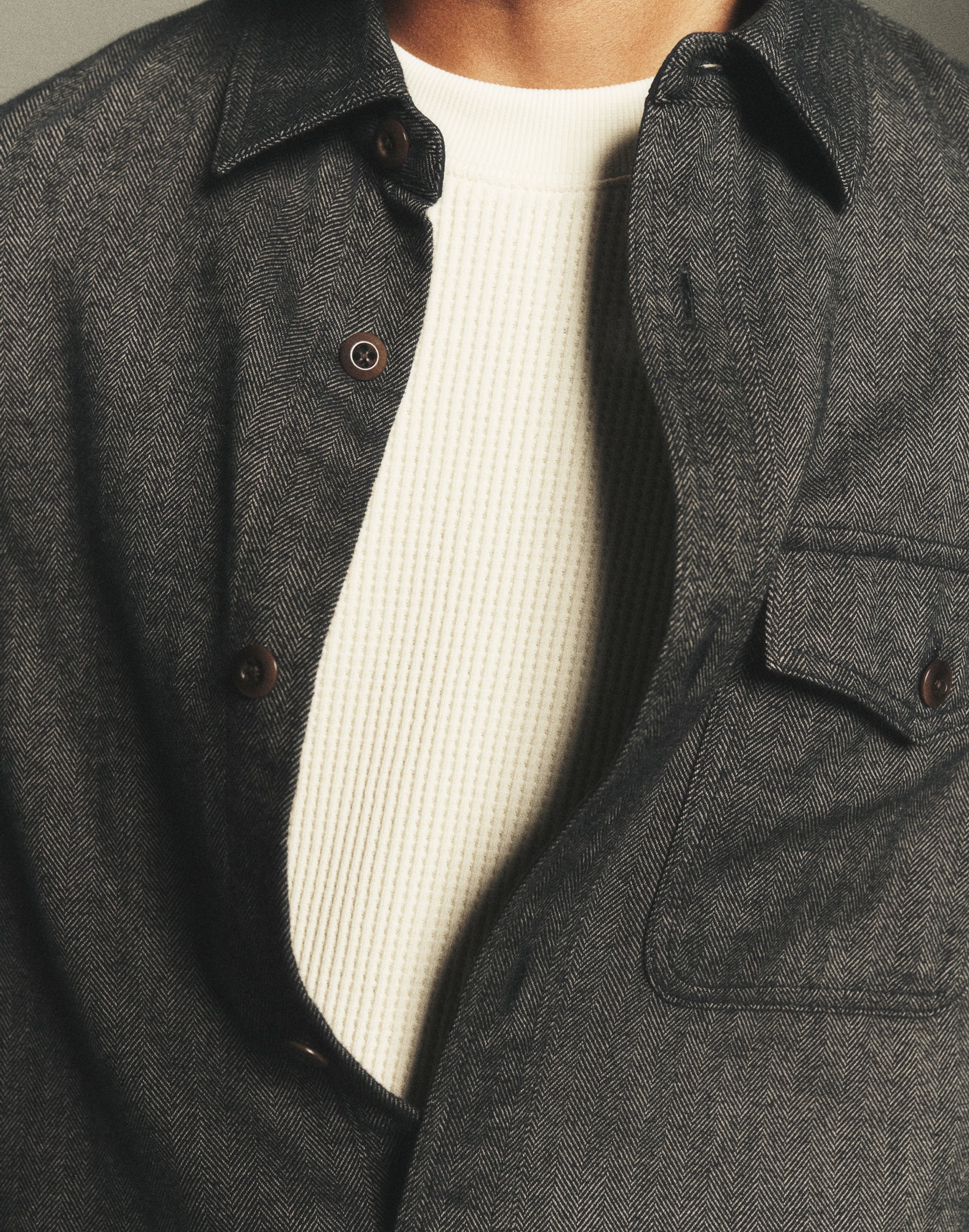 Work Shirt Herringbone
