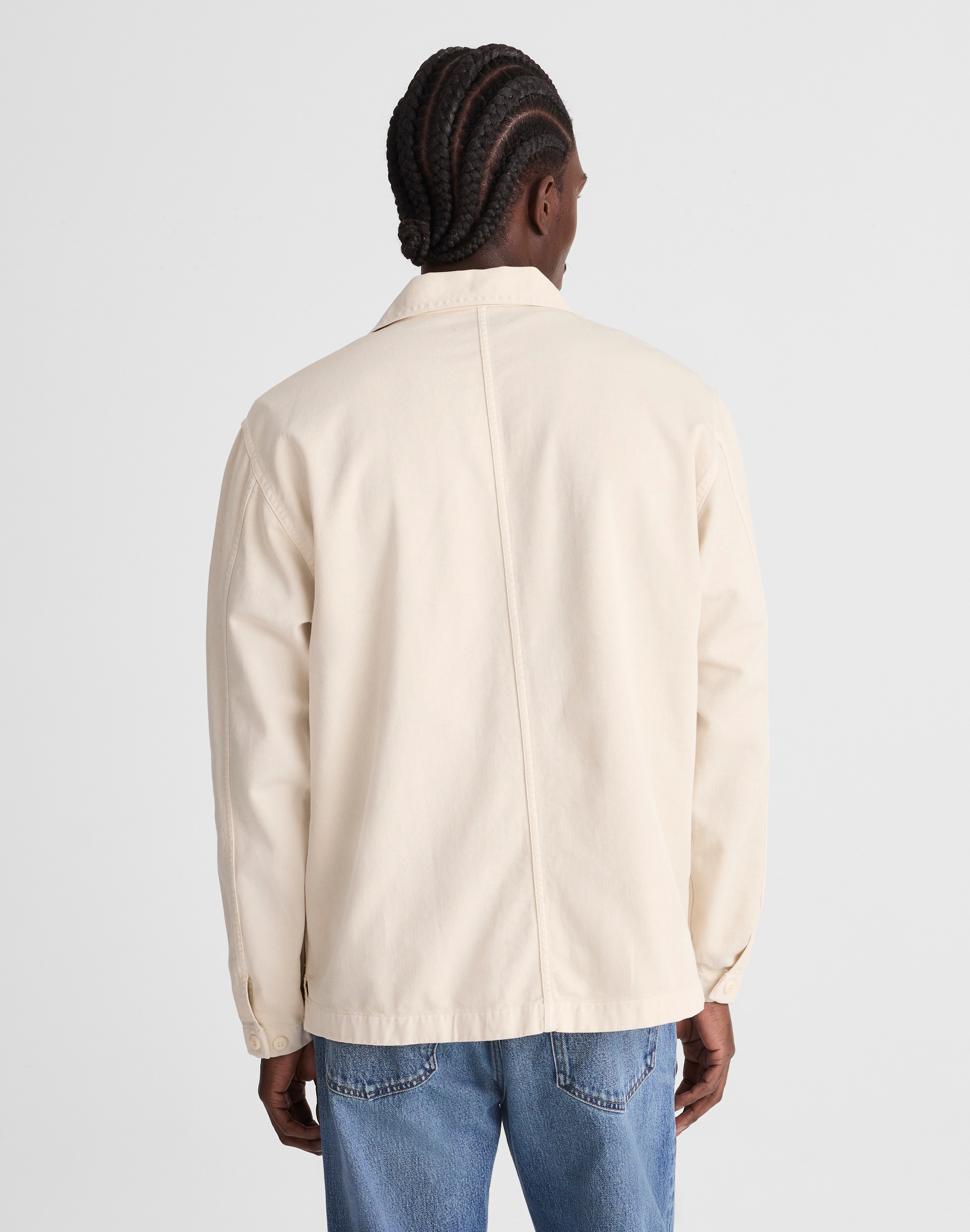 Shirt-Jacket in Cotton Twill