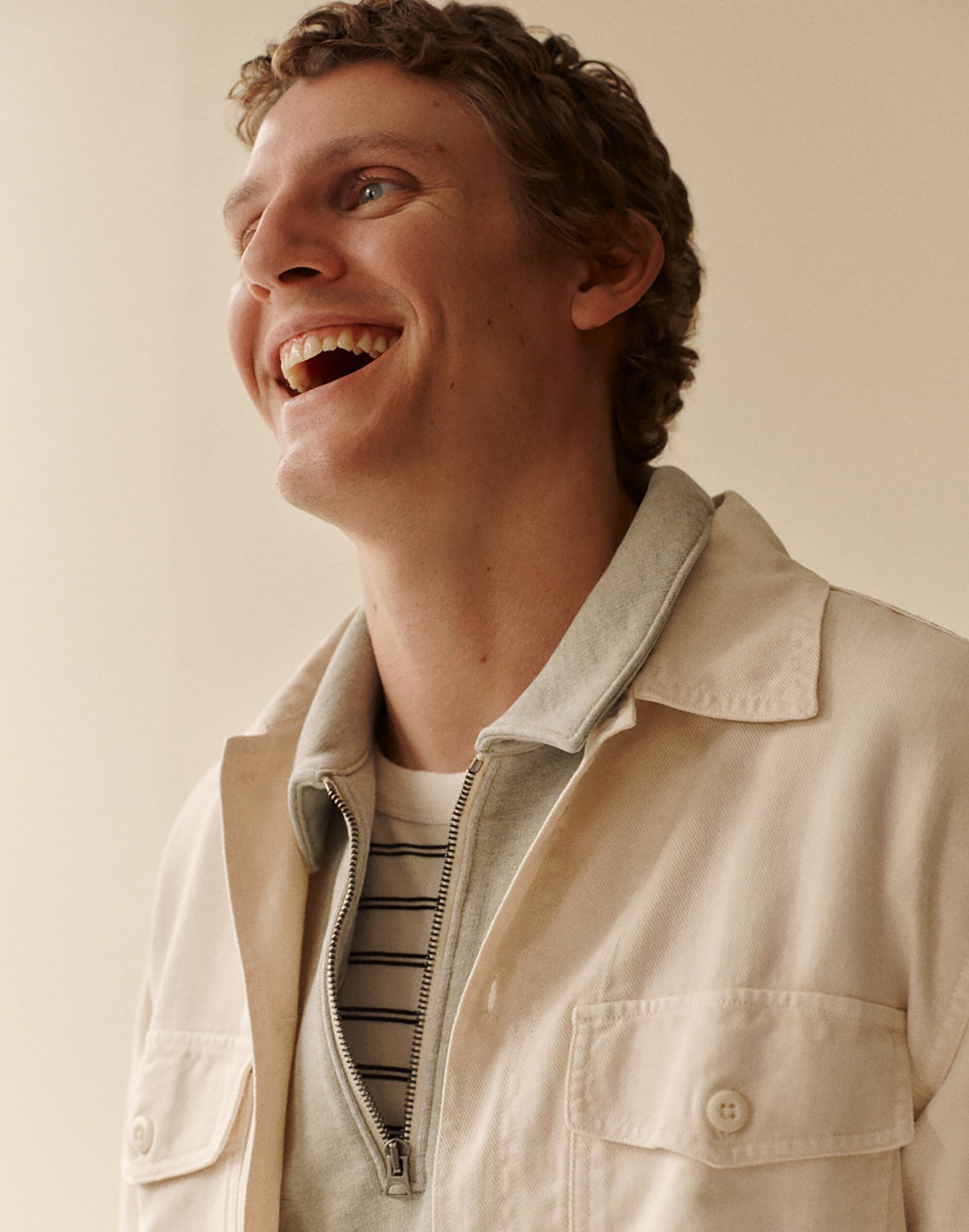 Shirt-Jacket in Cotton Twill