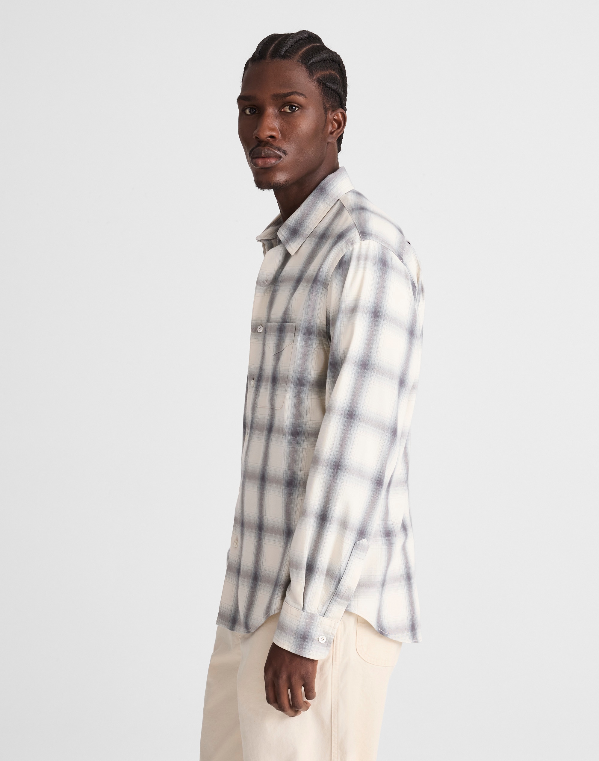 Single Pocket Button-Up Shirt