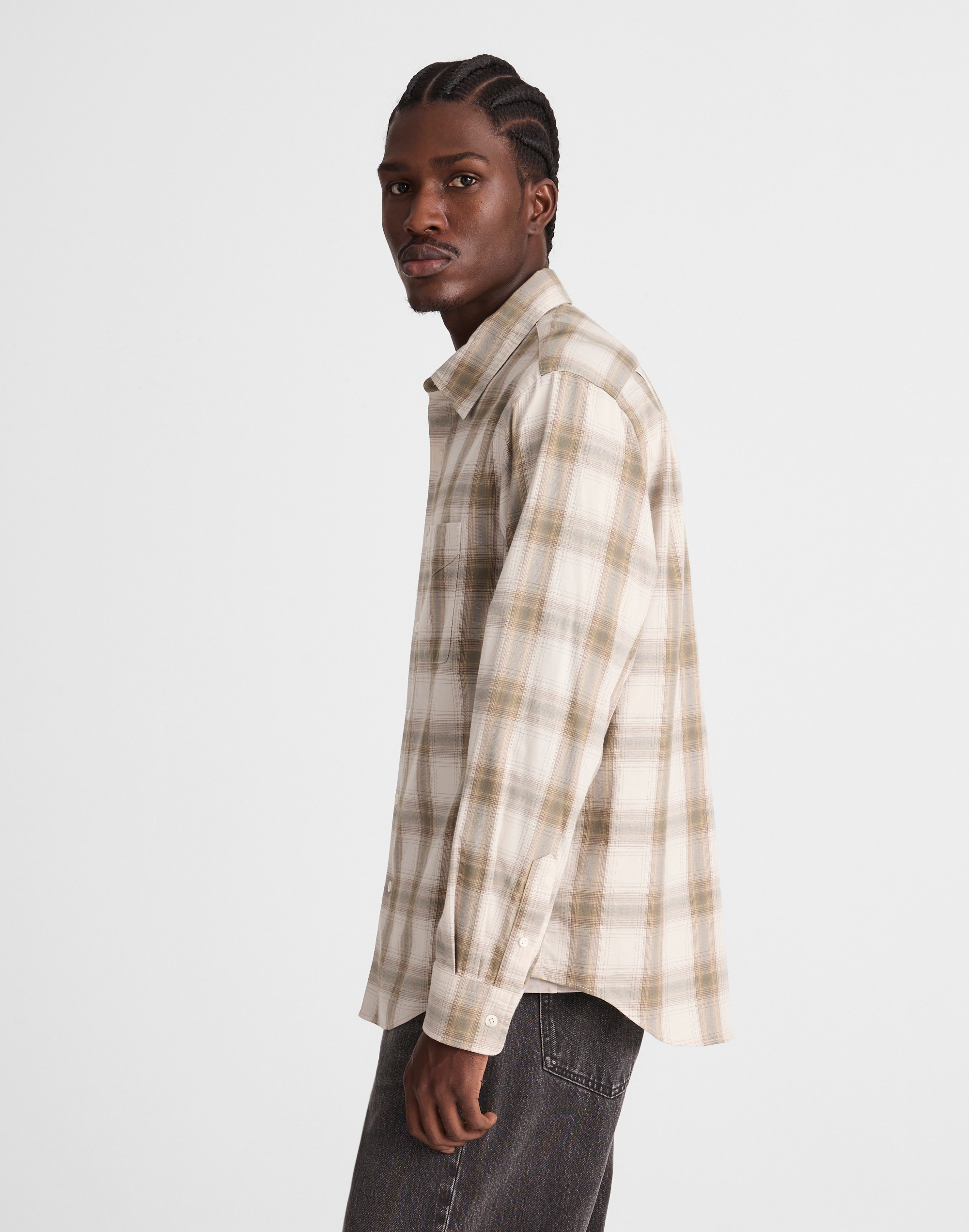 Single Pocket Button-Up Shirt