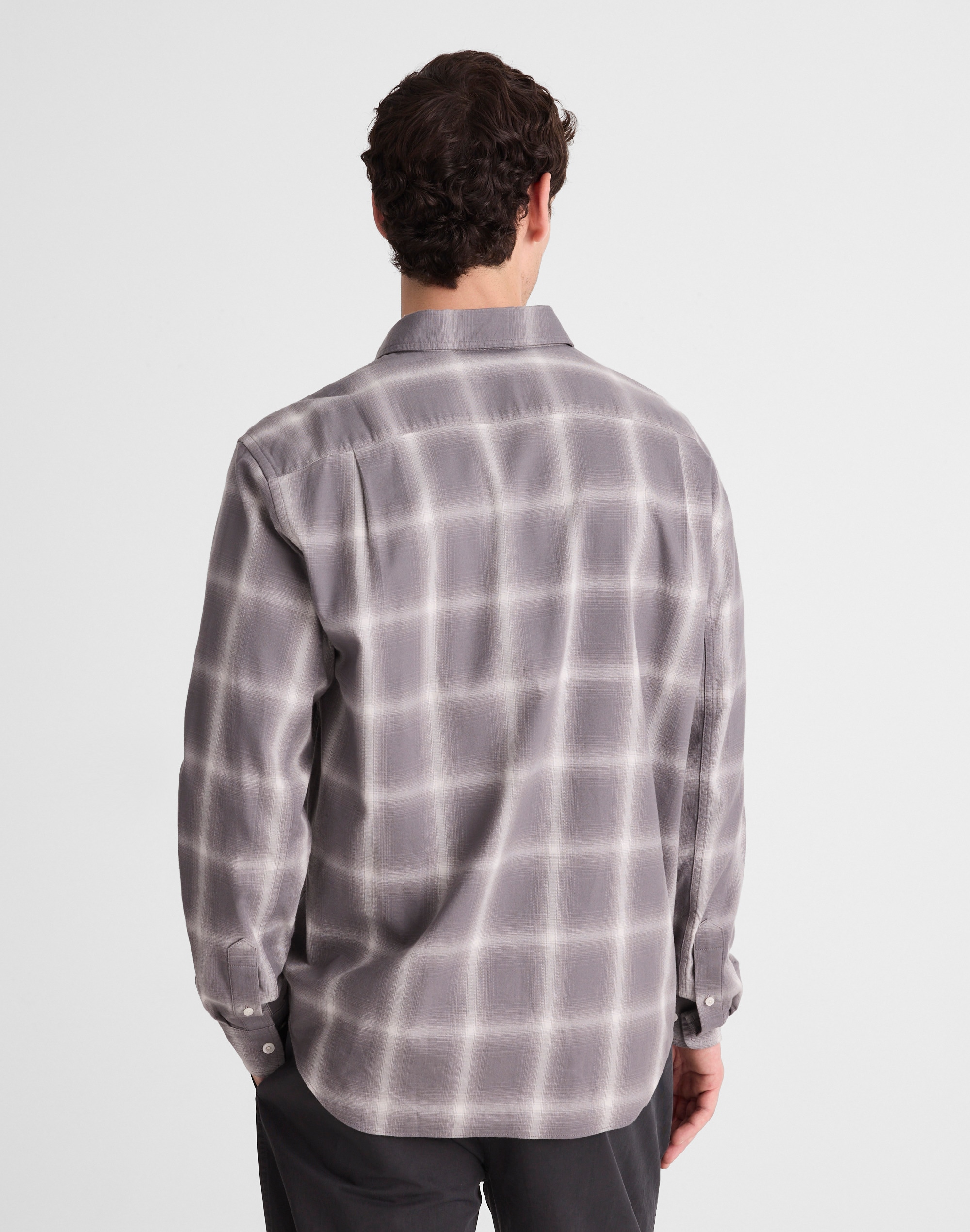 Button-Up Shirt in Cotton Blend