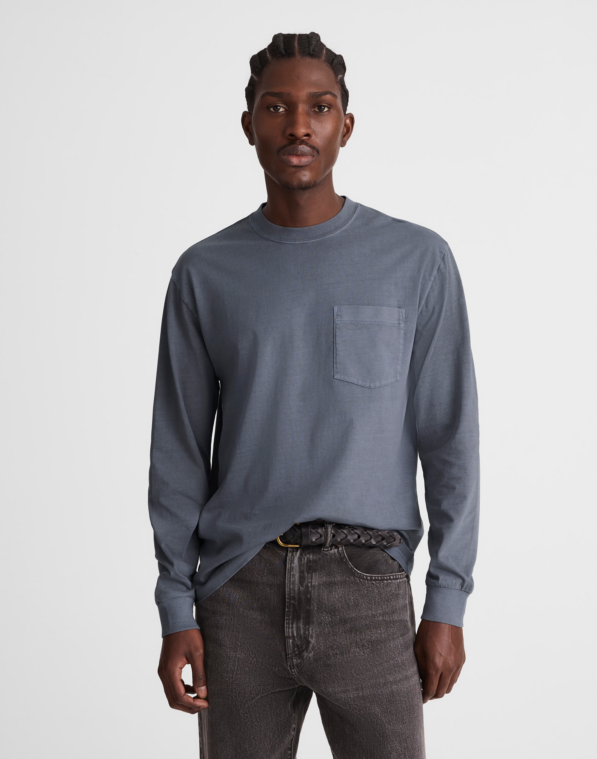 The Vintage Long-Sleeve Pocket Tee