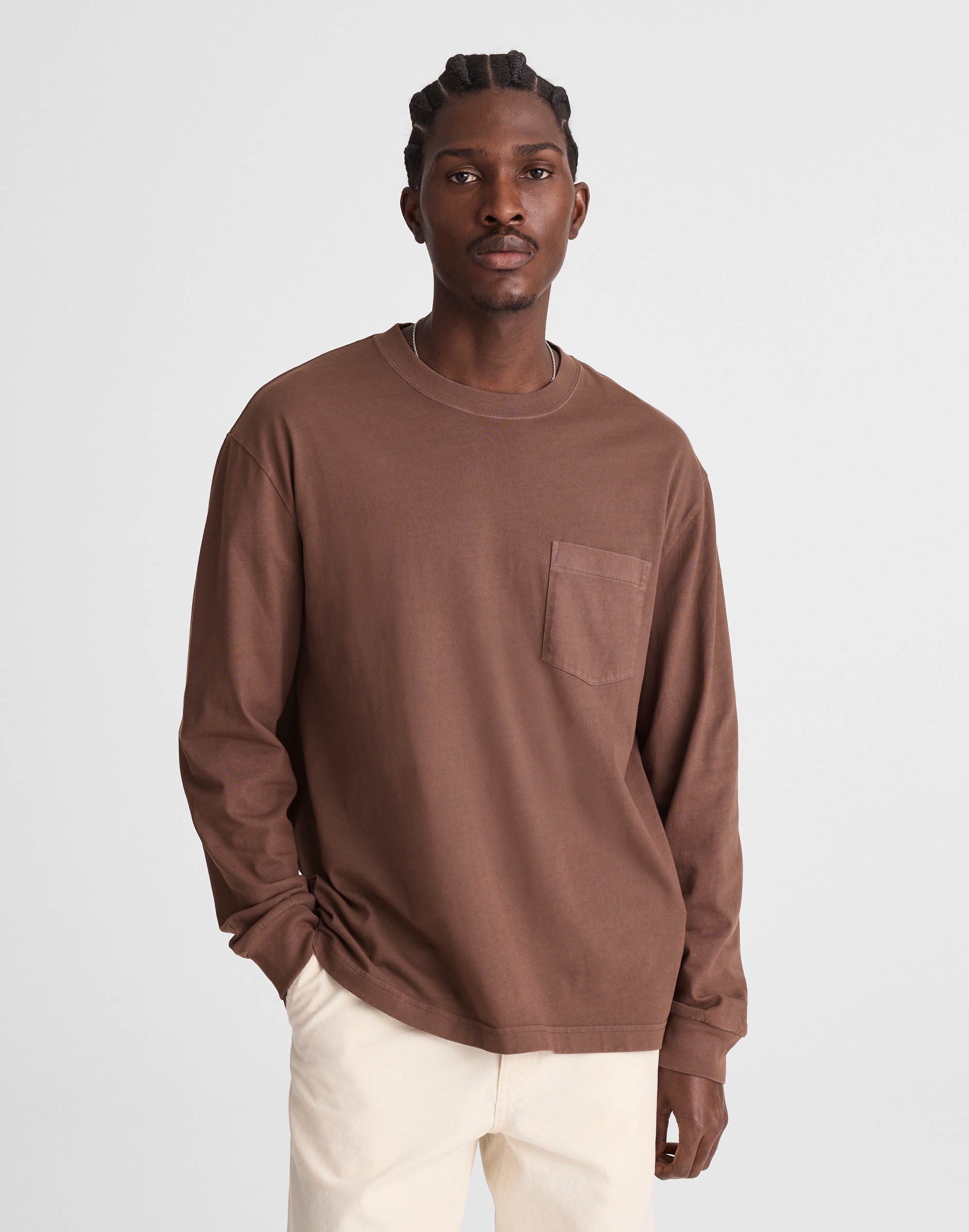The Vintage Long-Sleeve Pocket Tee Alternate Image 1