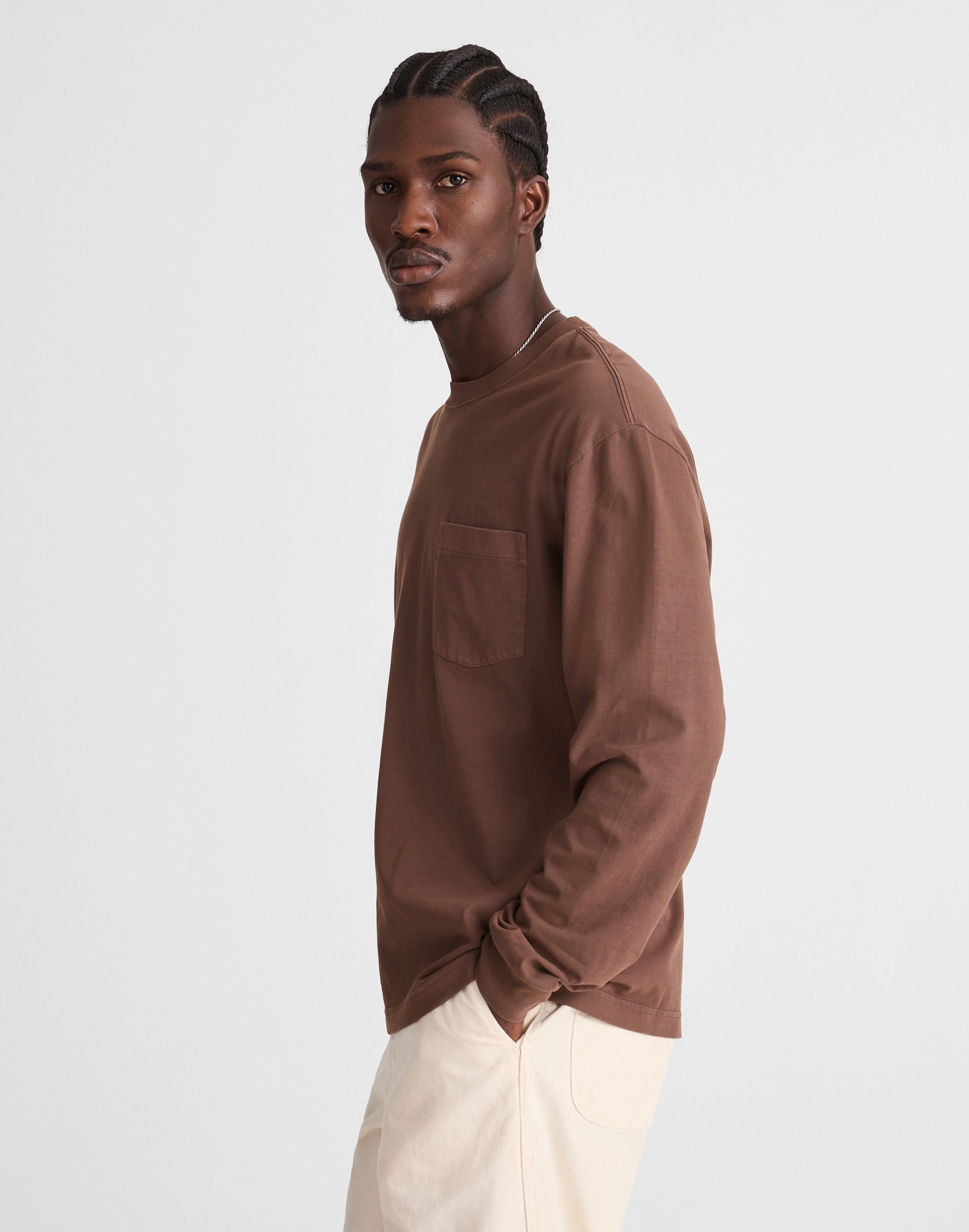 The Vintage Long-Sleeve Pocket Tee Alternate Image 3