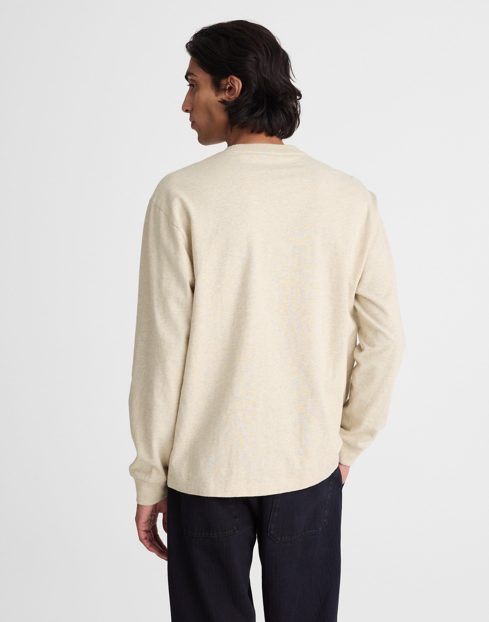The Long-Sleeve Vintage Pocket Tee