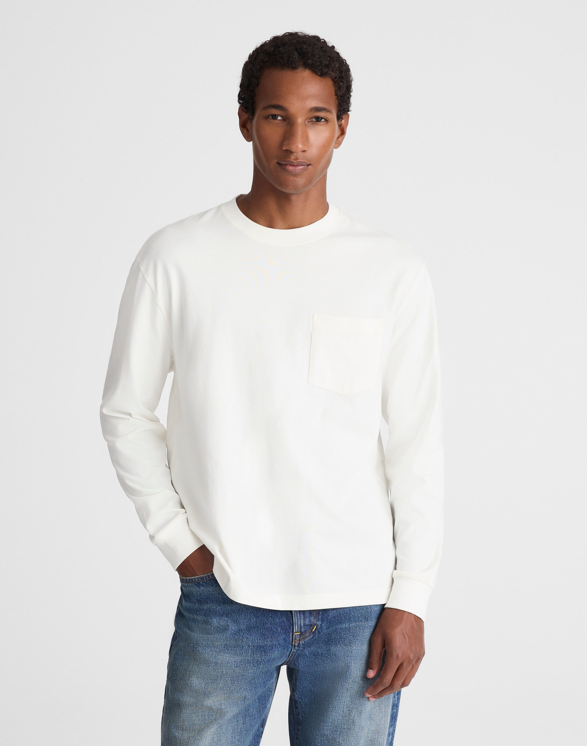 The Vintage Long-Sleeve Pocket Tee