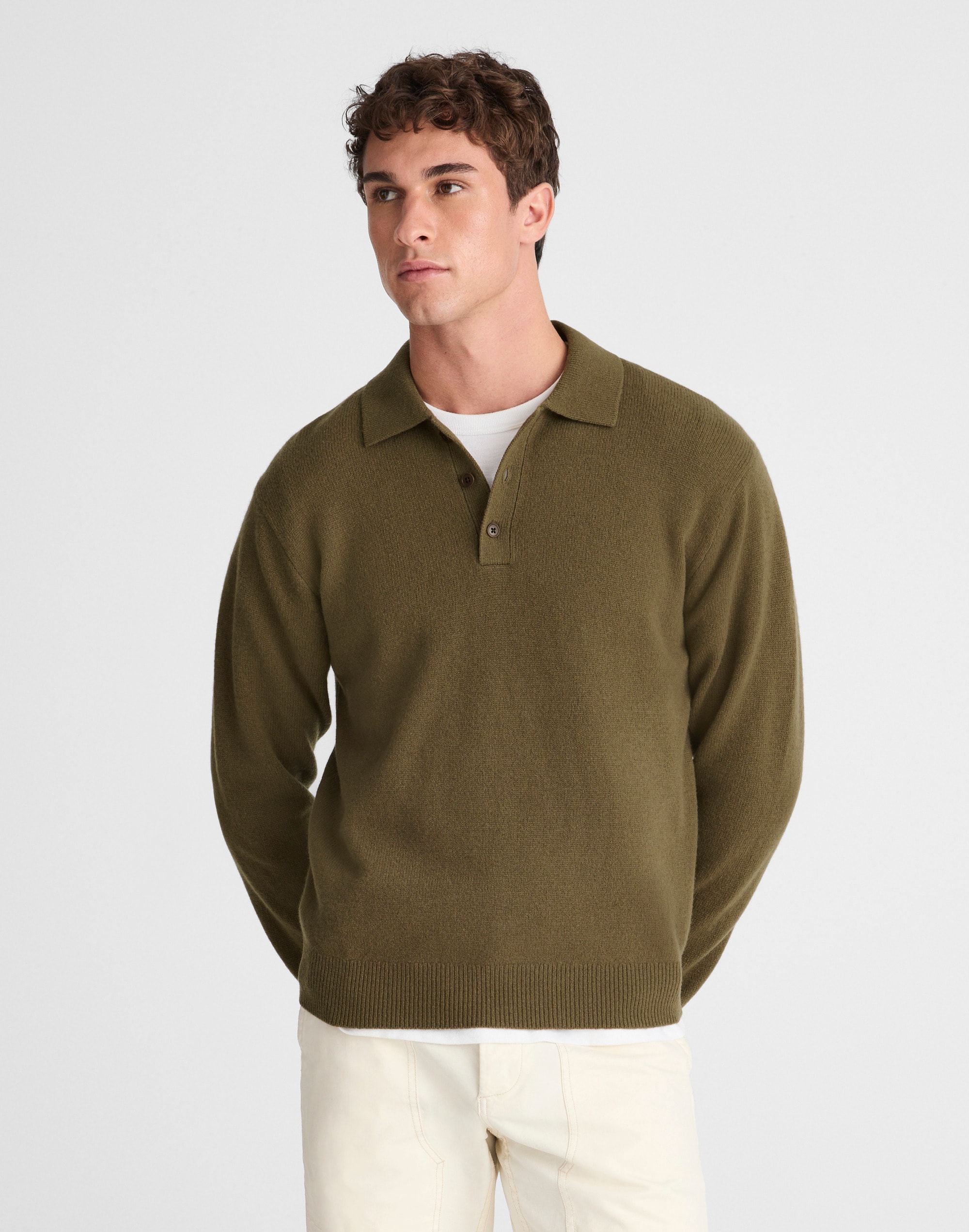 Sweater Polo in Heritage Merino Wool