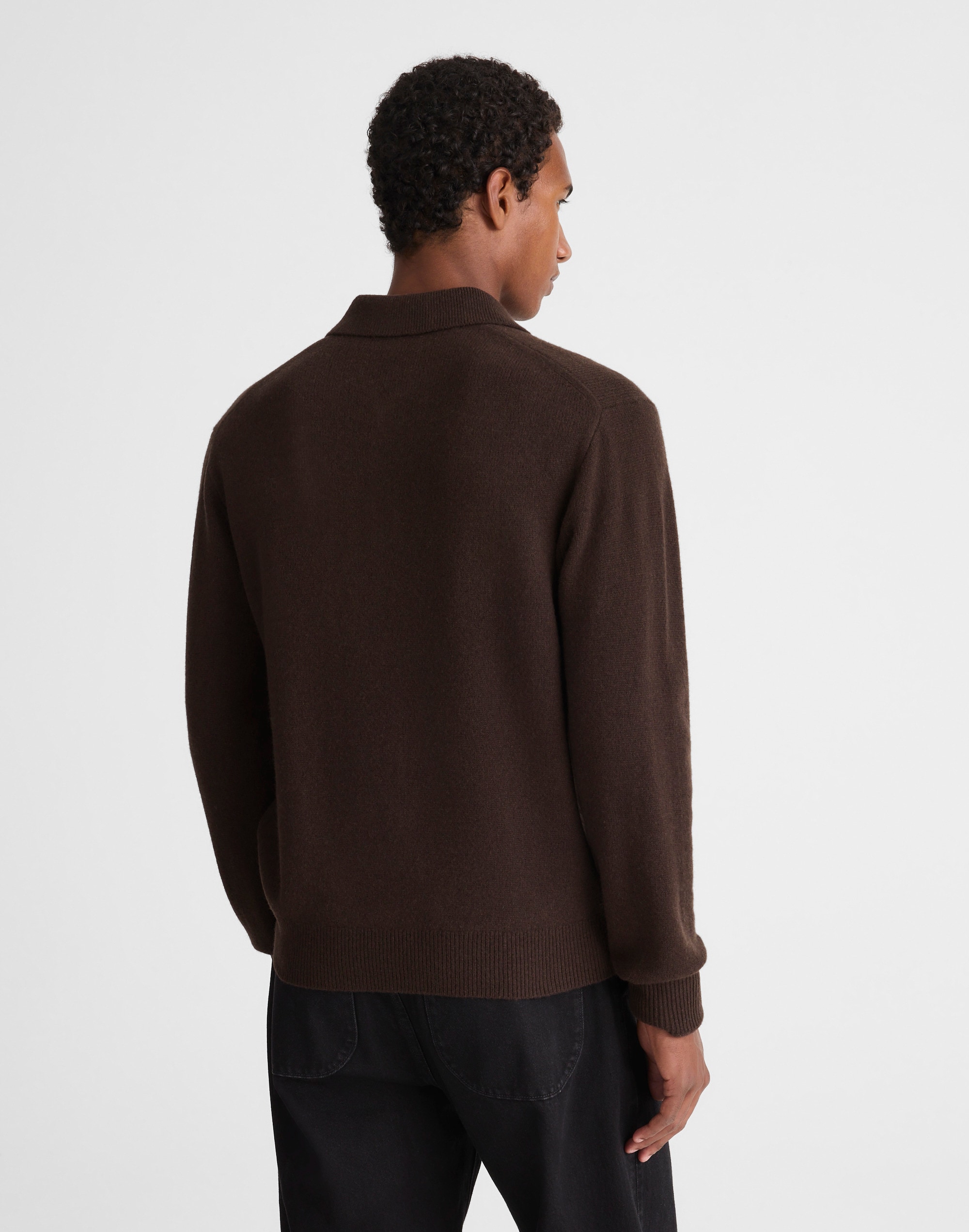 Sweater Polo in Heritage Merino Wool Alternate Image 4