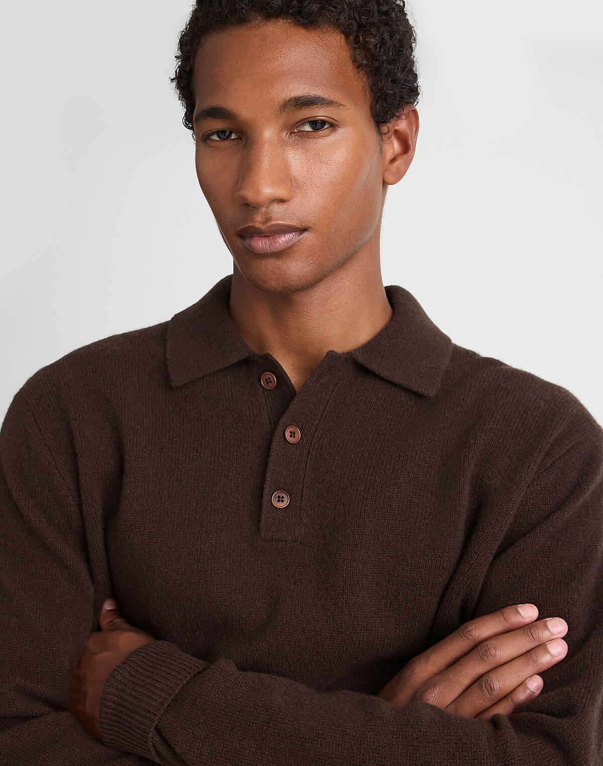 Sweater Polo in Heritage Merino Wool