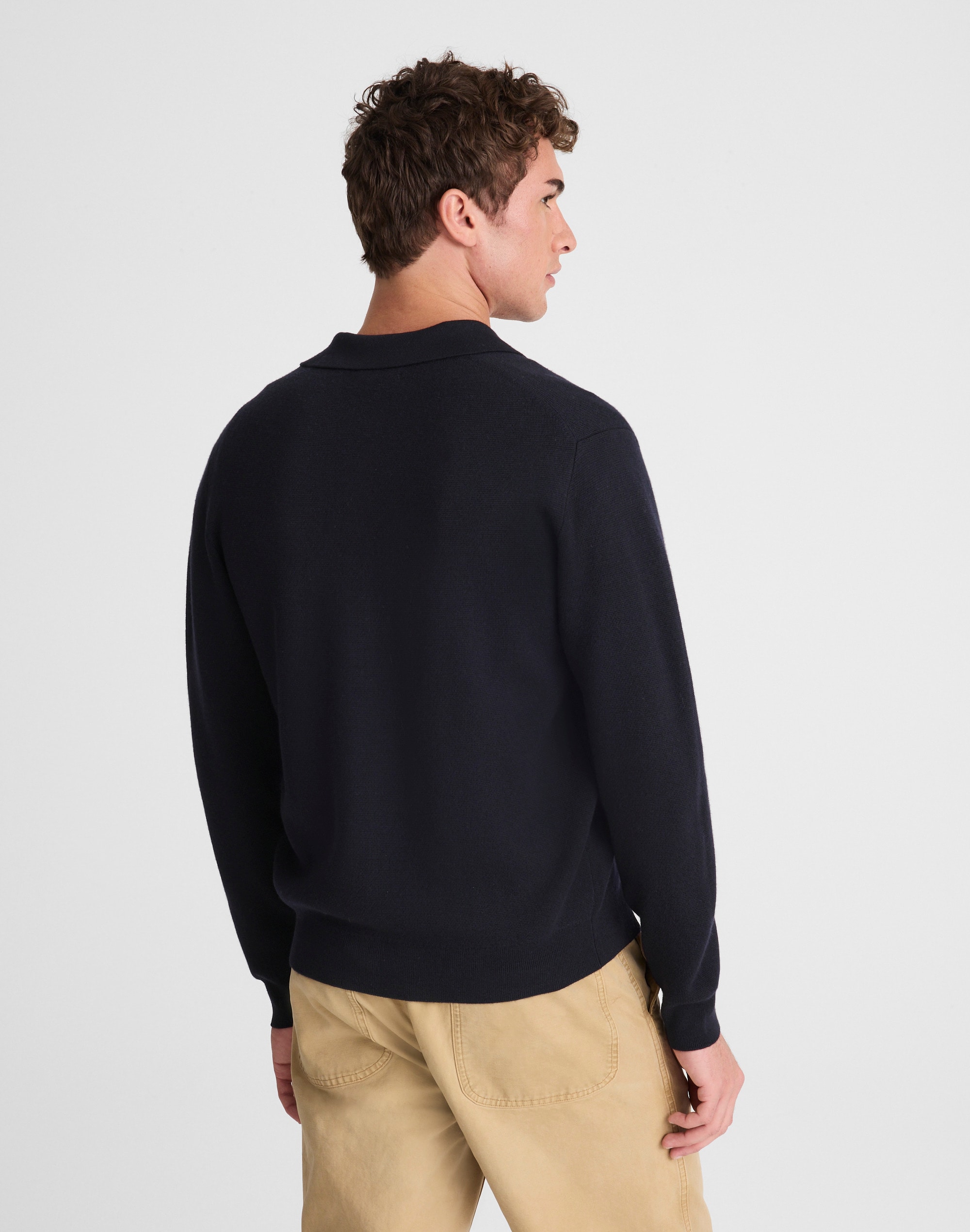 Collared Cardigan Merino Wool