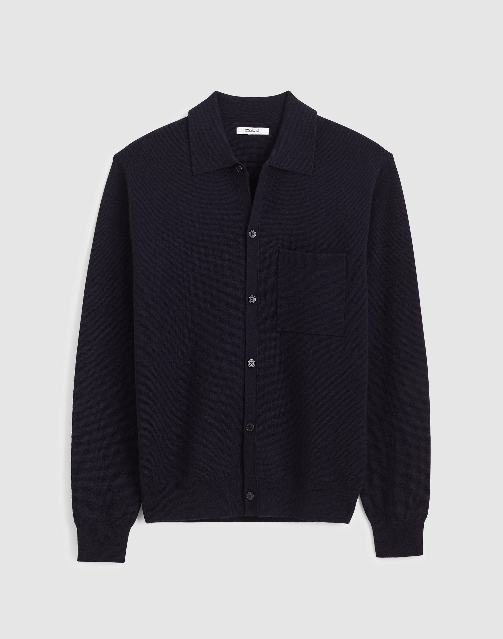 Collared Cardigan Merino Wool