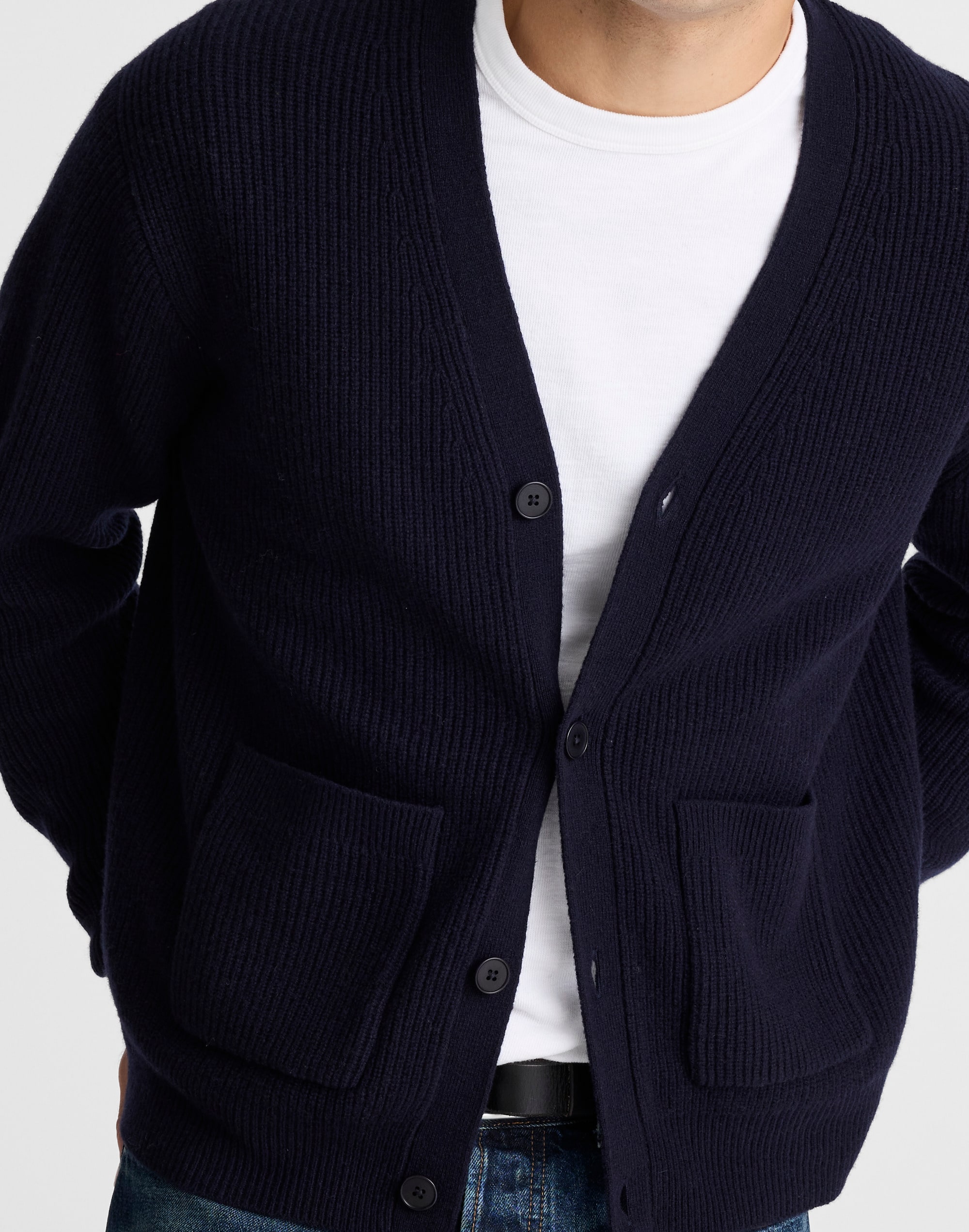 Cardigan in Heritage Merino Wool Alternate Image 1