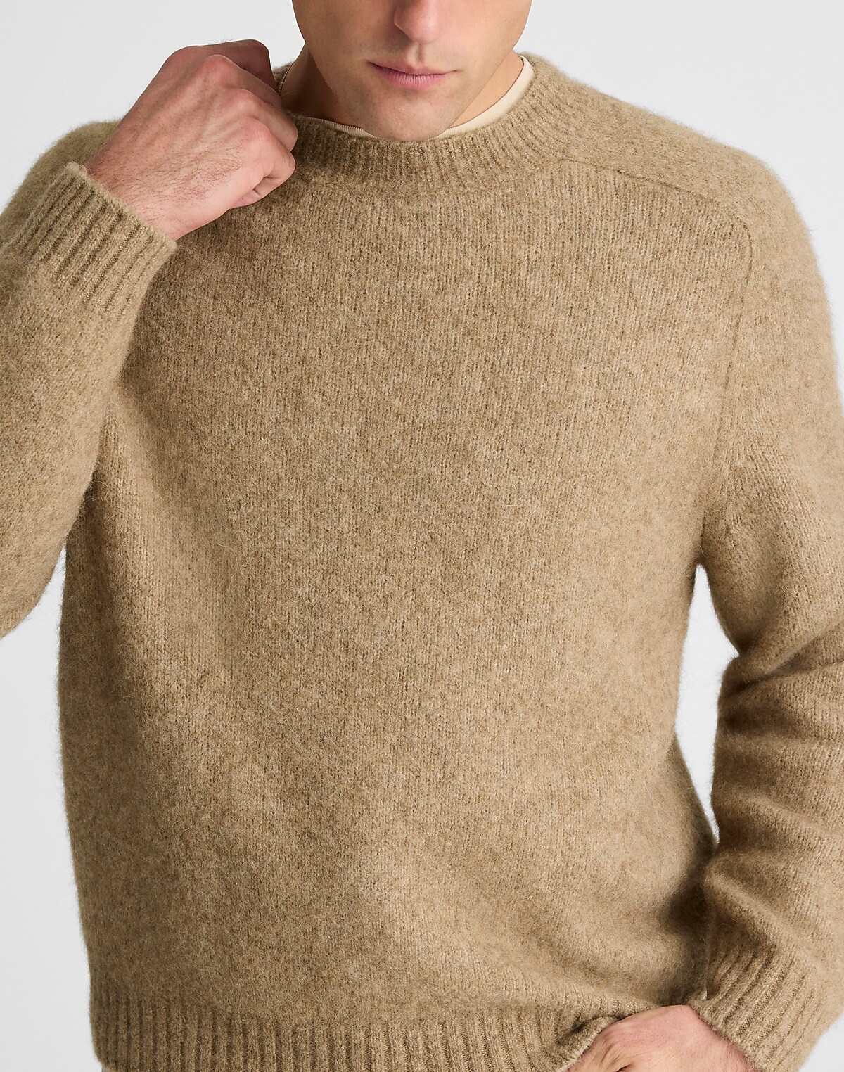 Crewneck Sweater in Yak-Alpaca Blend