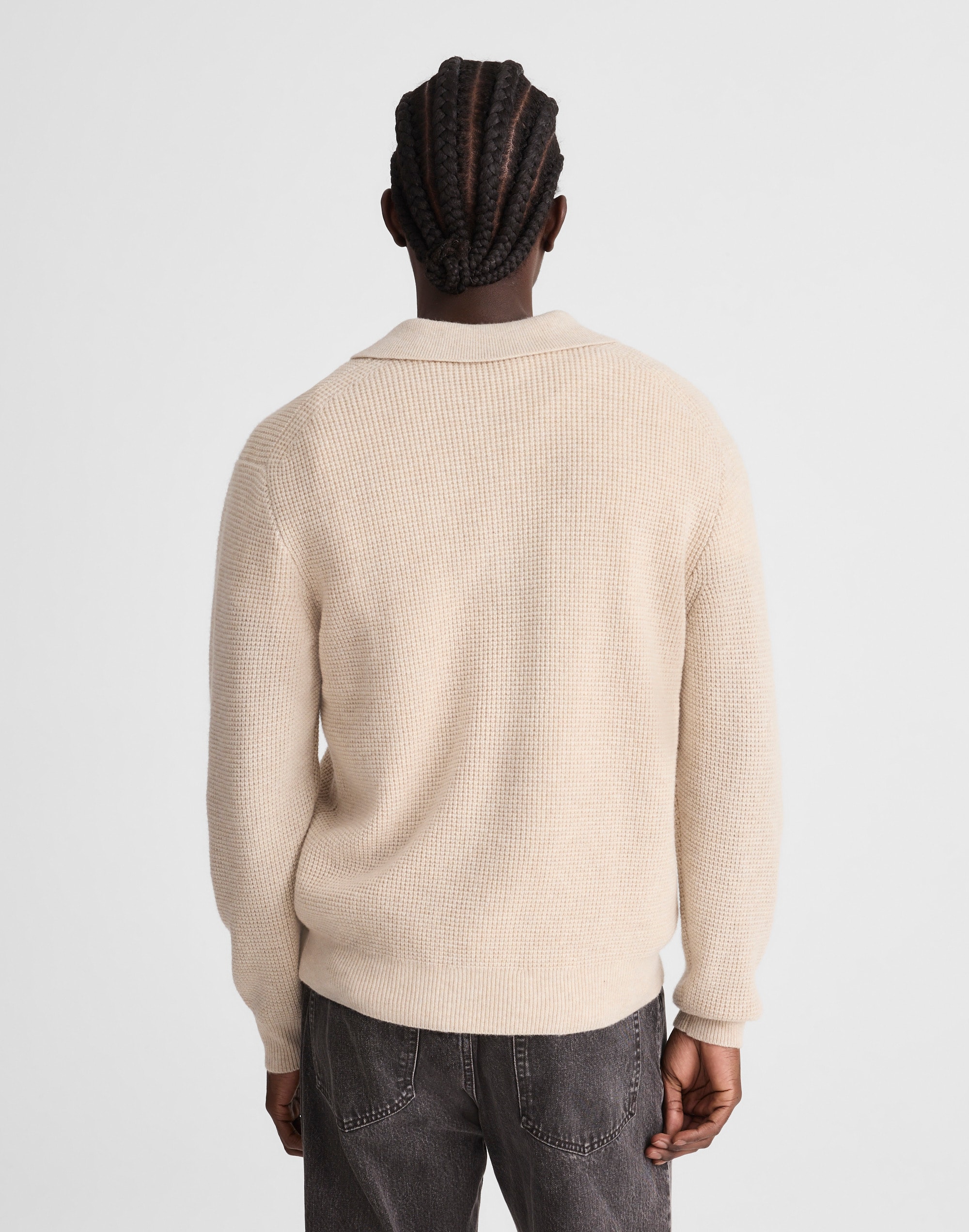 Waffle-Knit Sweater Polo Alternate Image 4