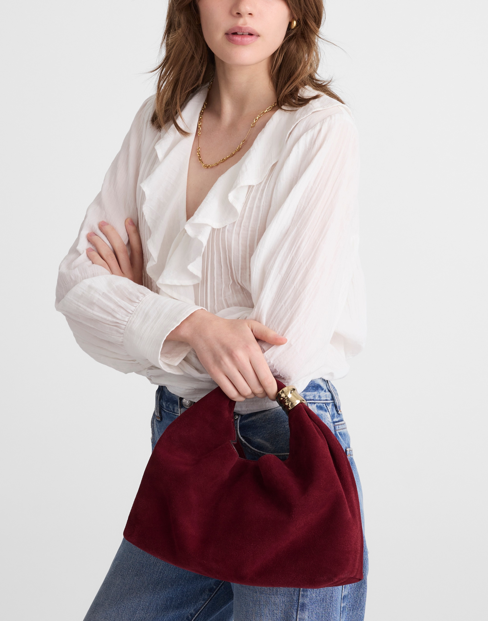 The Mini Pouch in Suede