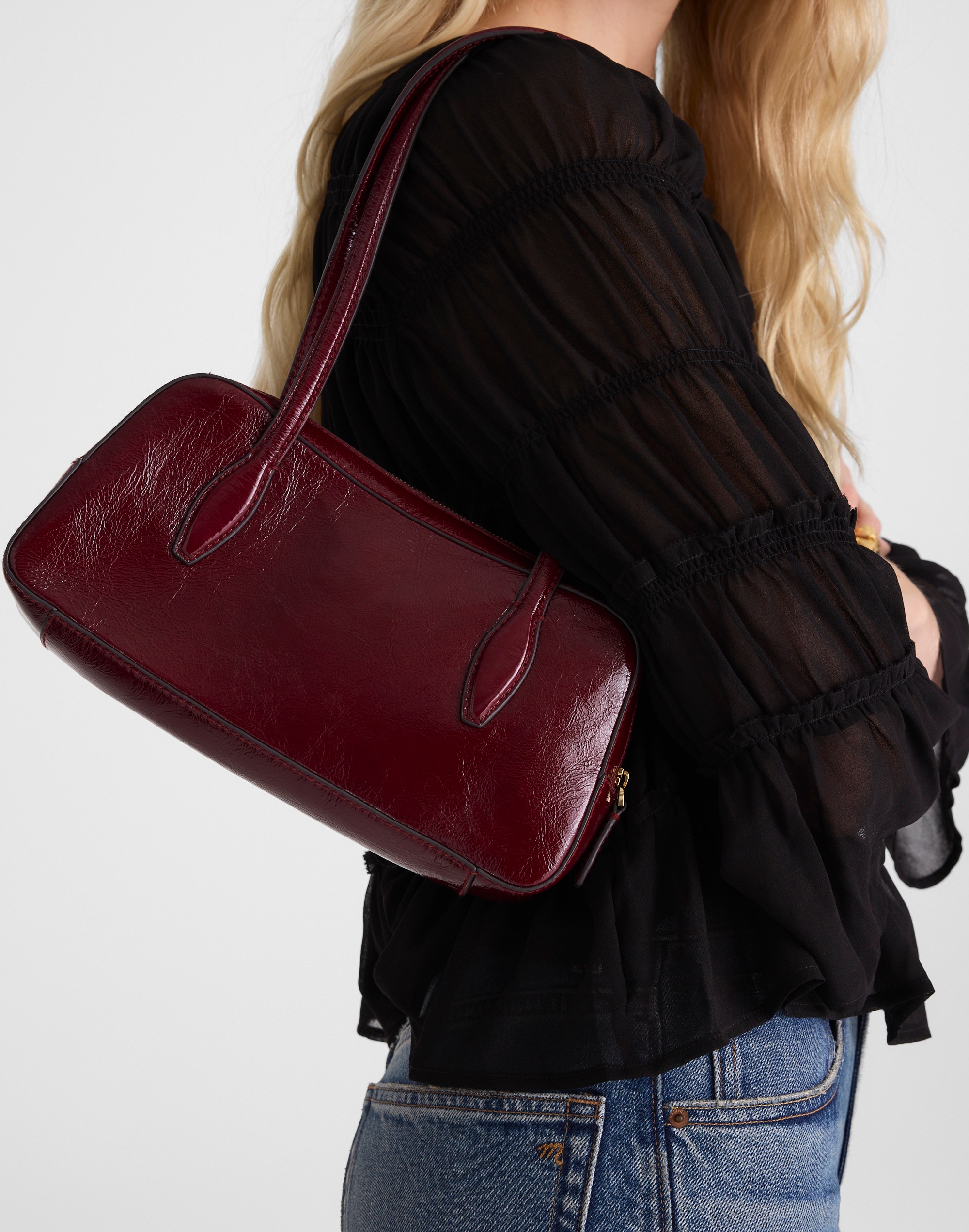 The Top-Zip Mini Shoulder Bag