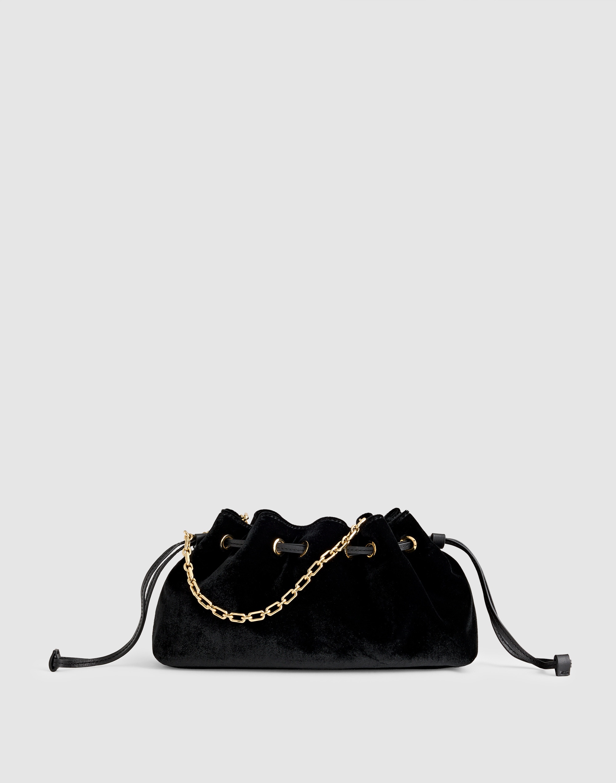 Madewell The Drawstring Clutch In Black