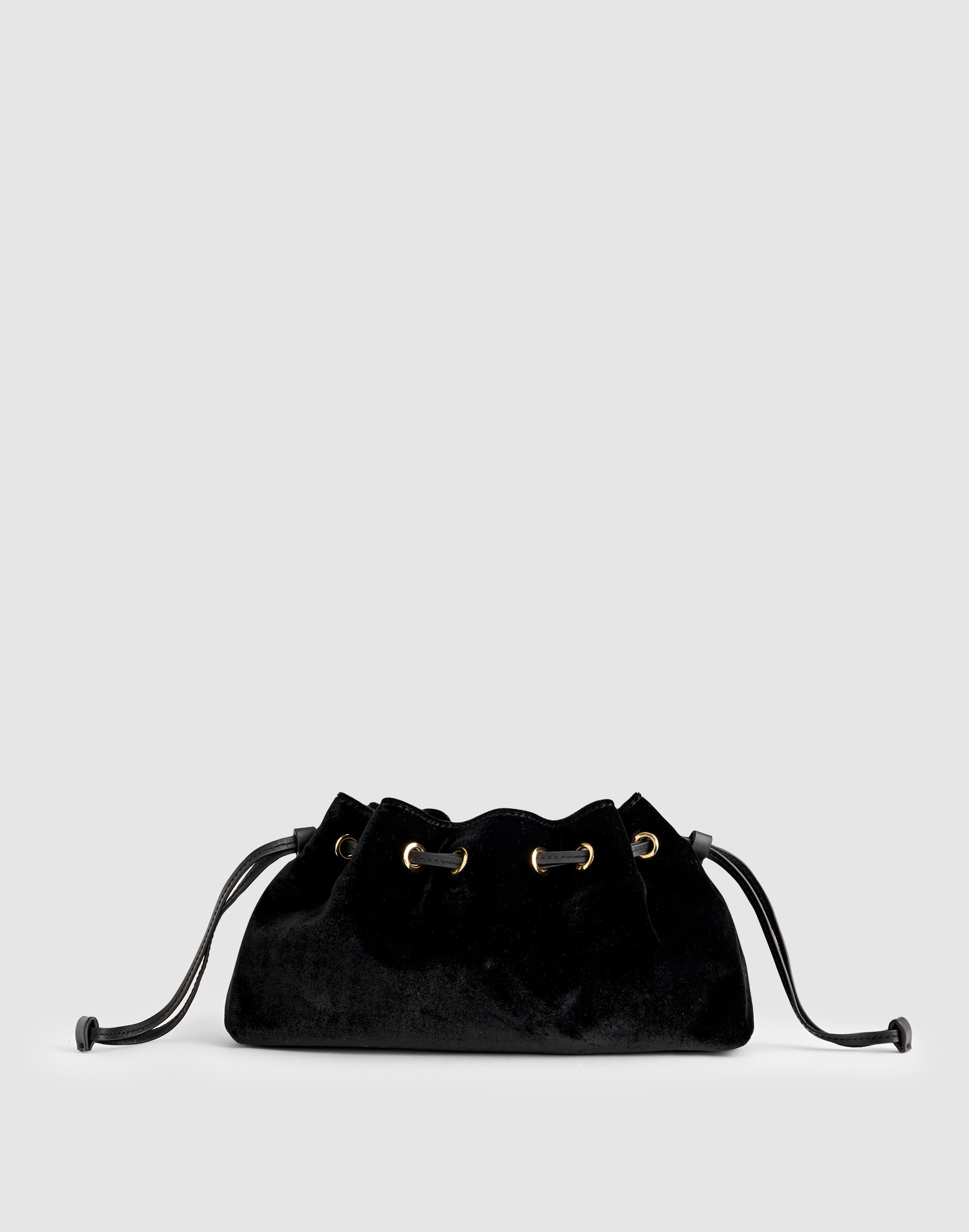 Madewell The Drawstring Clutch In Black