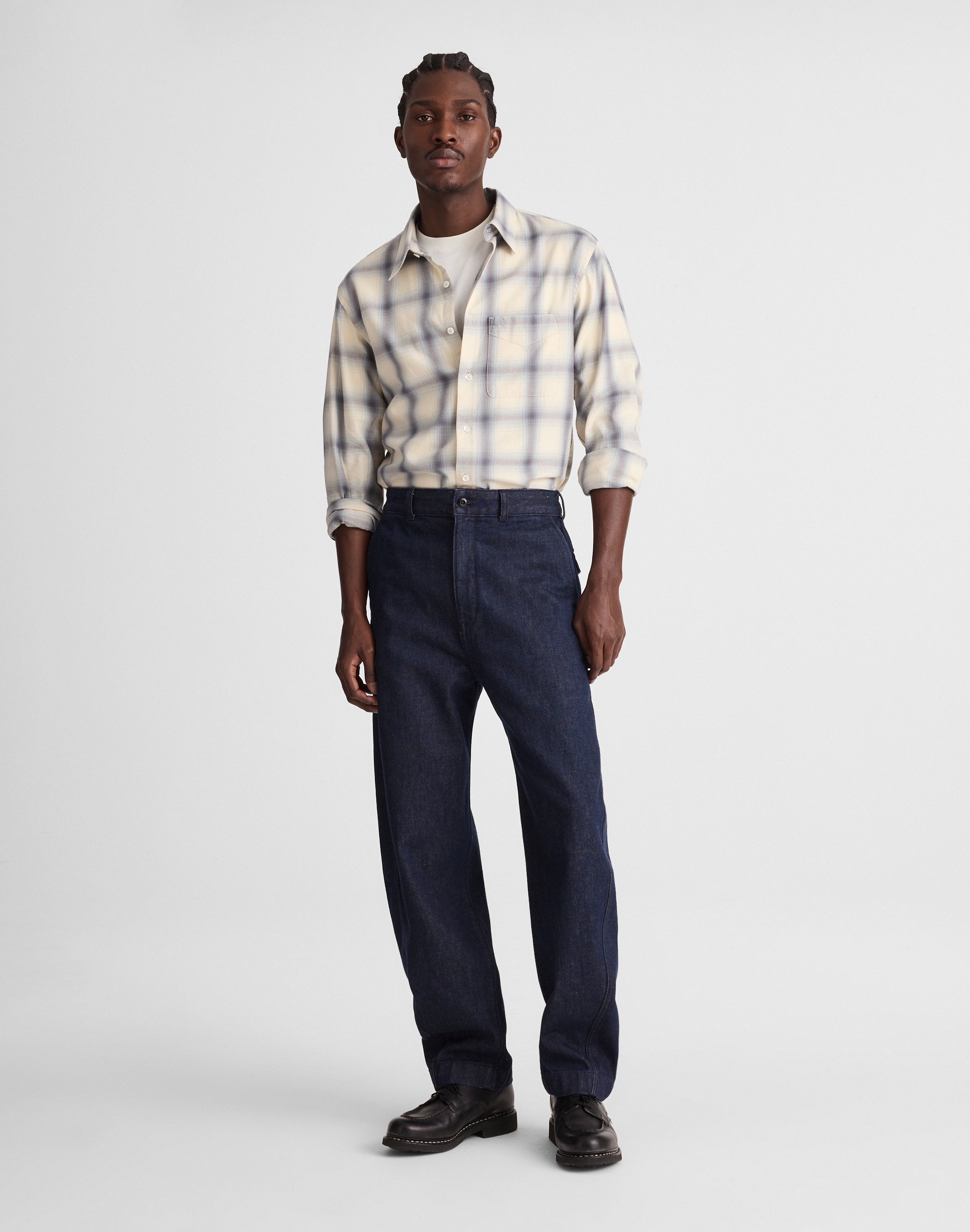 Madewell The Arc Pant In Blue