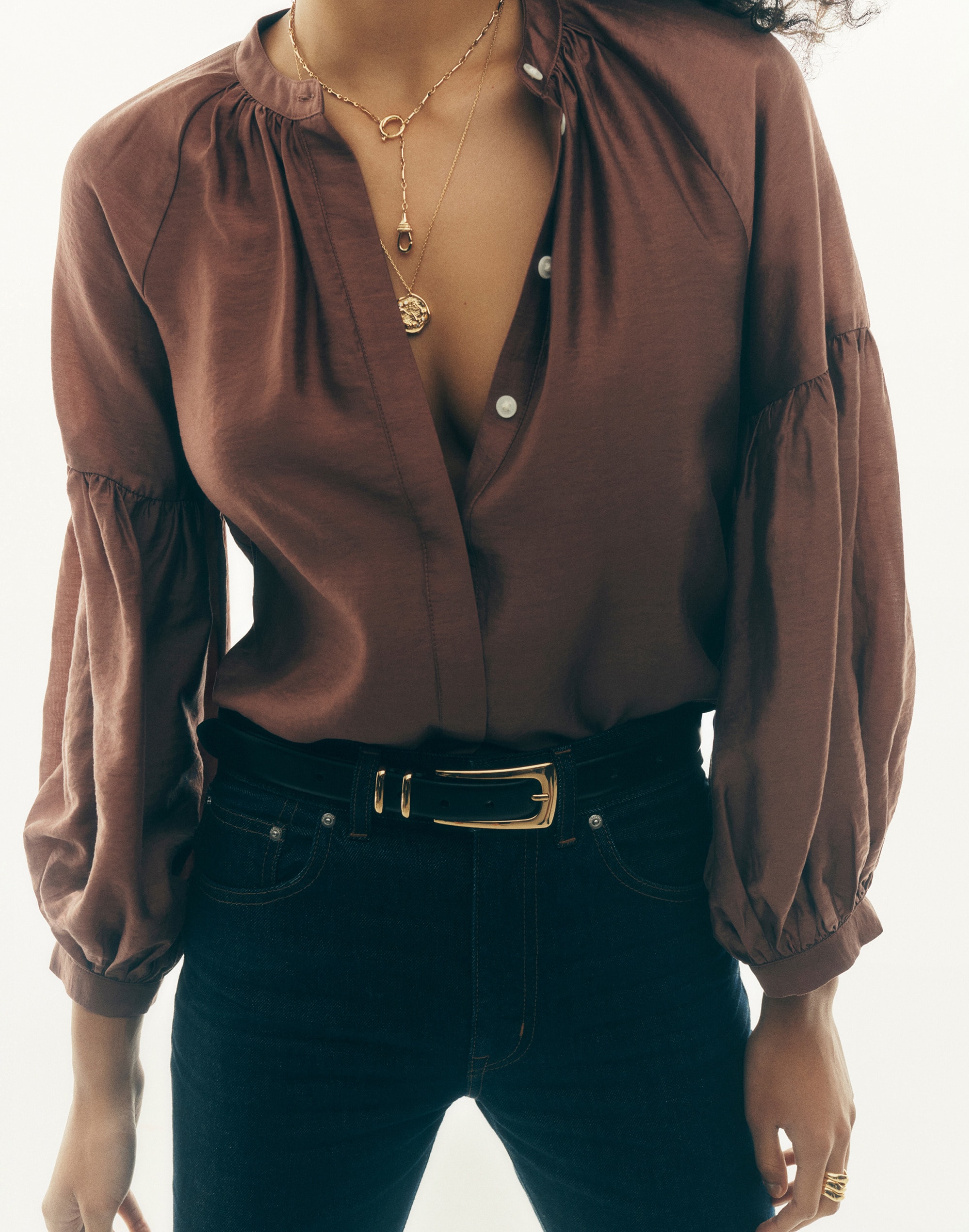 Elongated-Buckle Belt