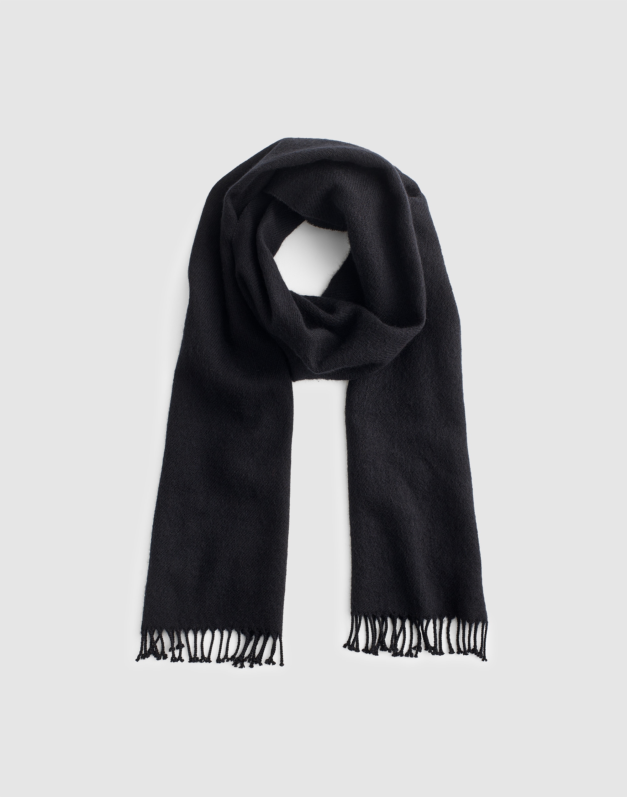 Fringed Wool Scarf