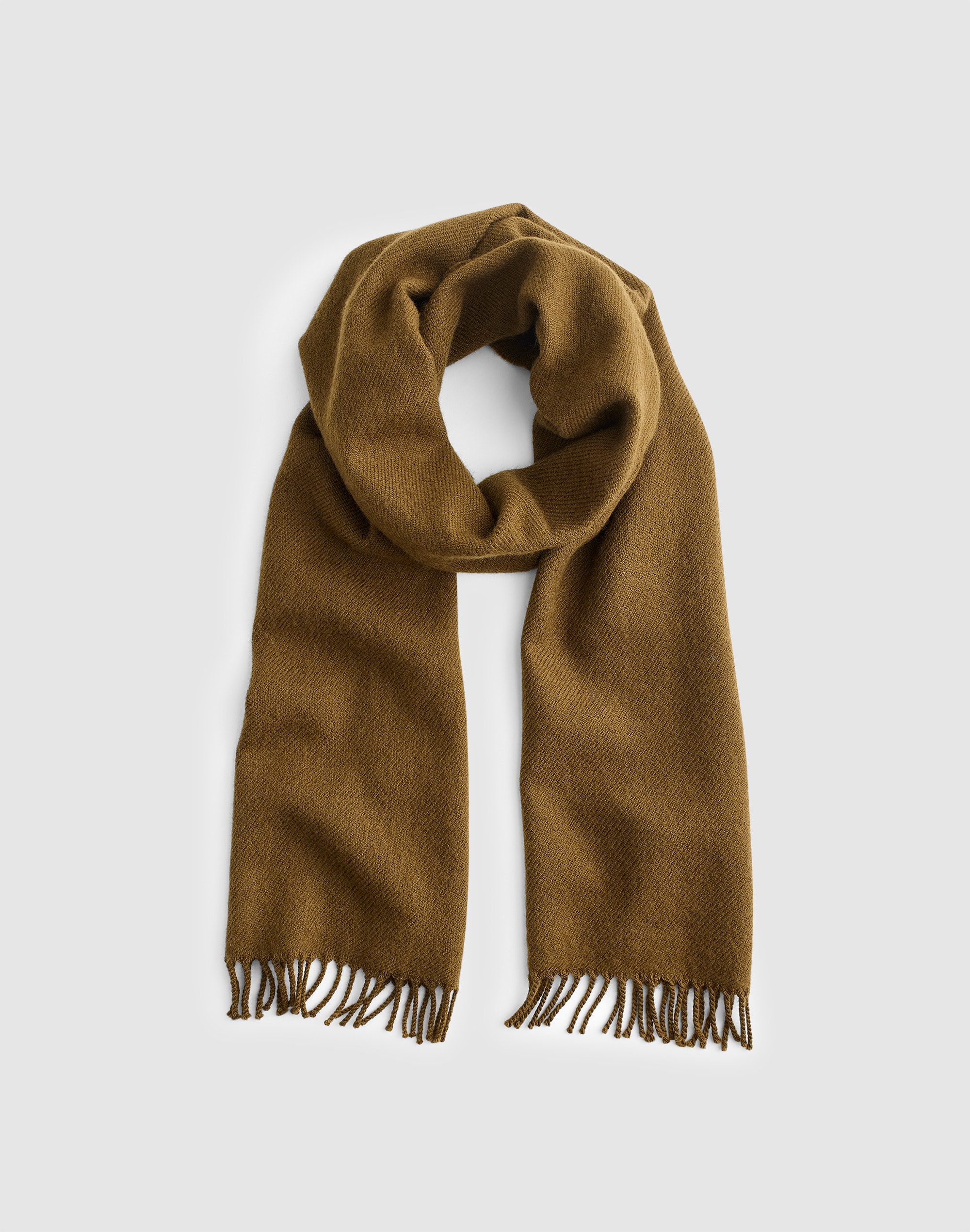 Fringed Wool Scarf