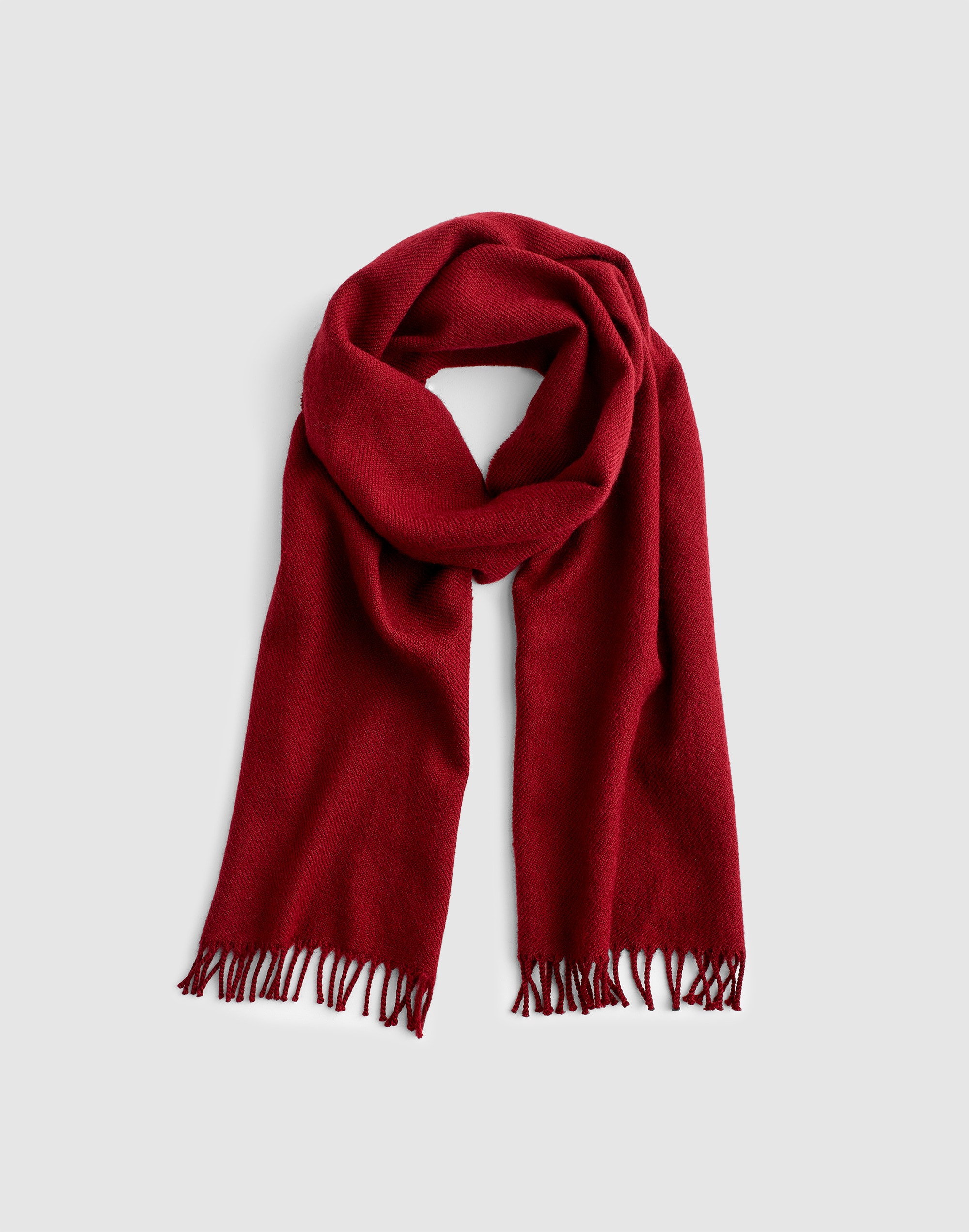Fringed Wool Scarf